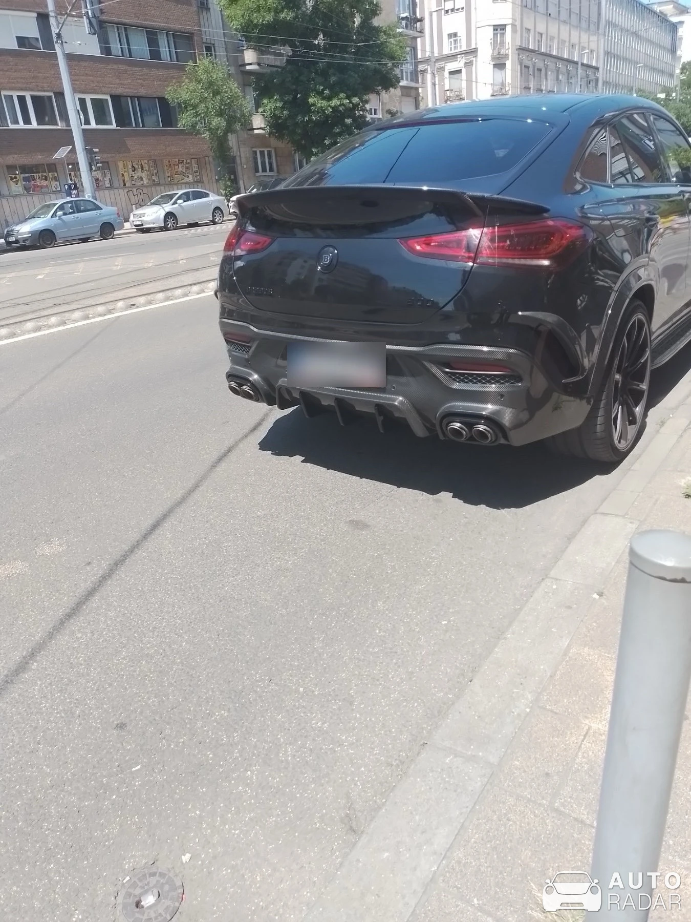 Mercedes-AMG Brabus GLE spotted in Balatonföldvár