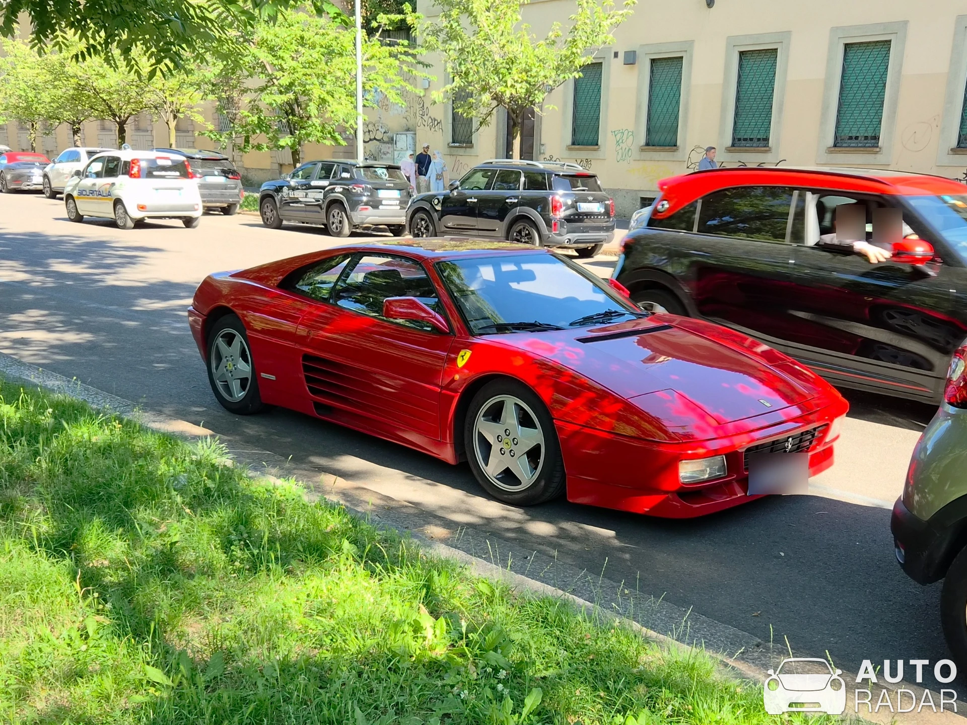 Ferrari 348 GTS spotted in Milano, Italy