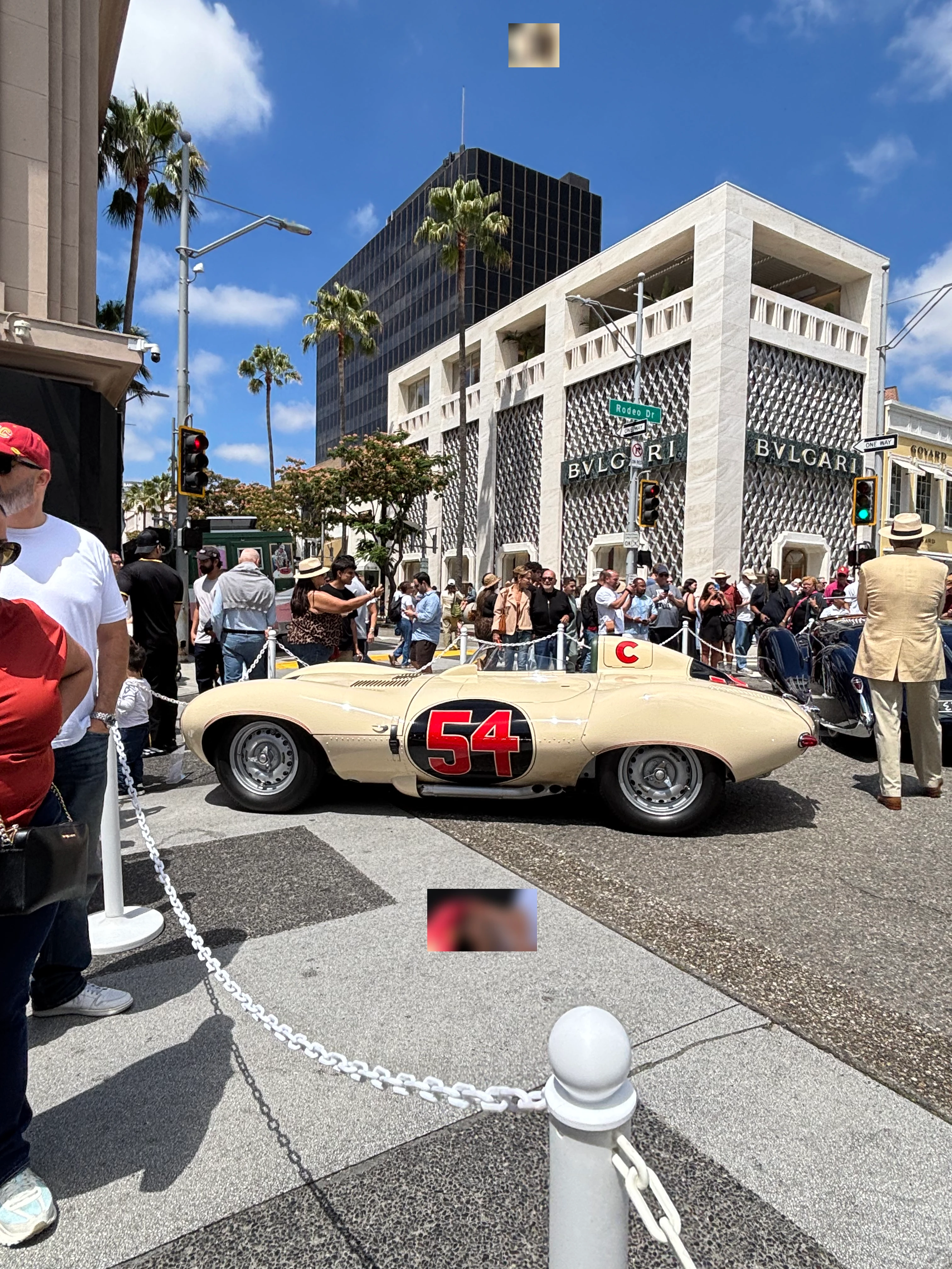 Jaguar D-Type spotted in Beverly Hills