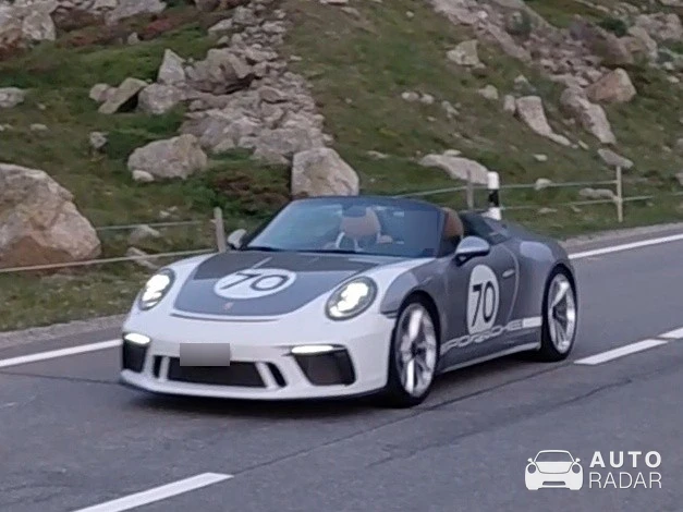 Porsche 991 Speedster spotted in Bivio