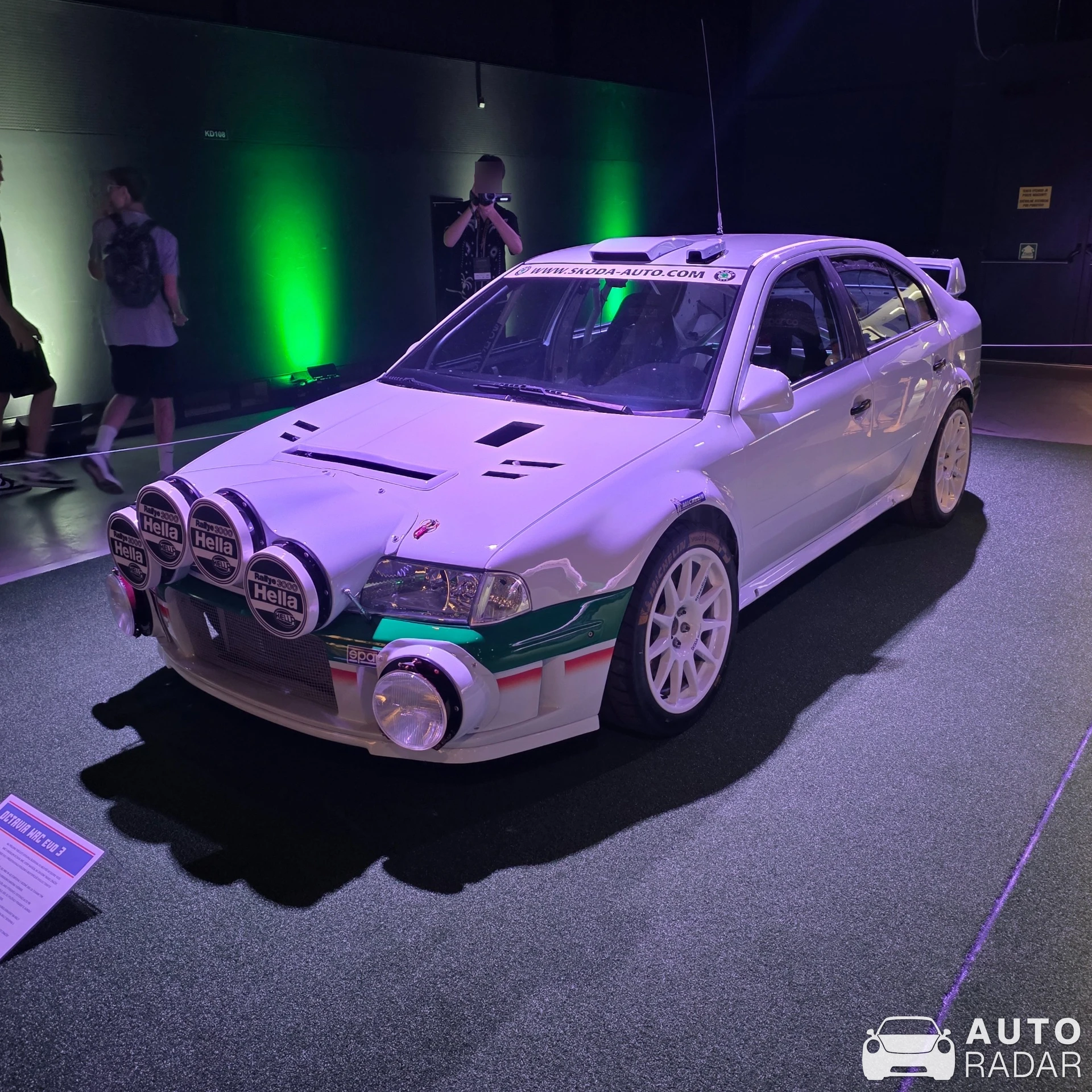 Škoda Octavia WRC spotted in Praha