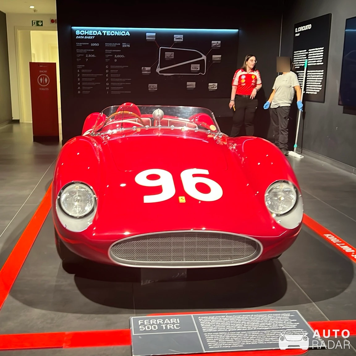 Ferrari 500 spotted in Maranello