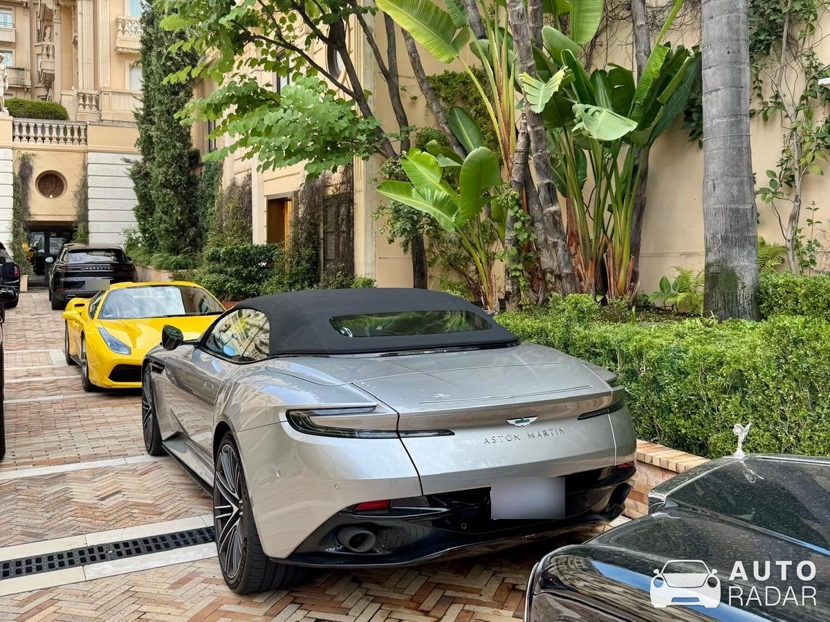 Aston Martin DB11 V8 Volante spotted in Monaco