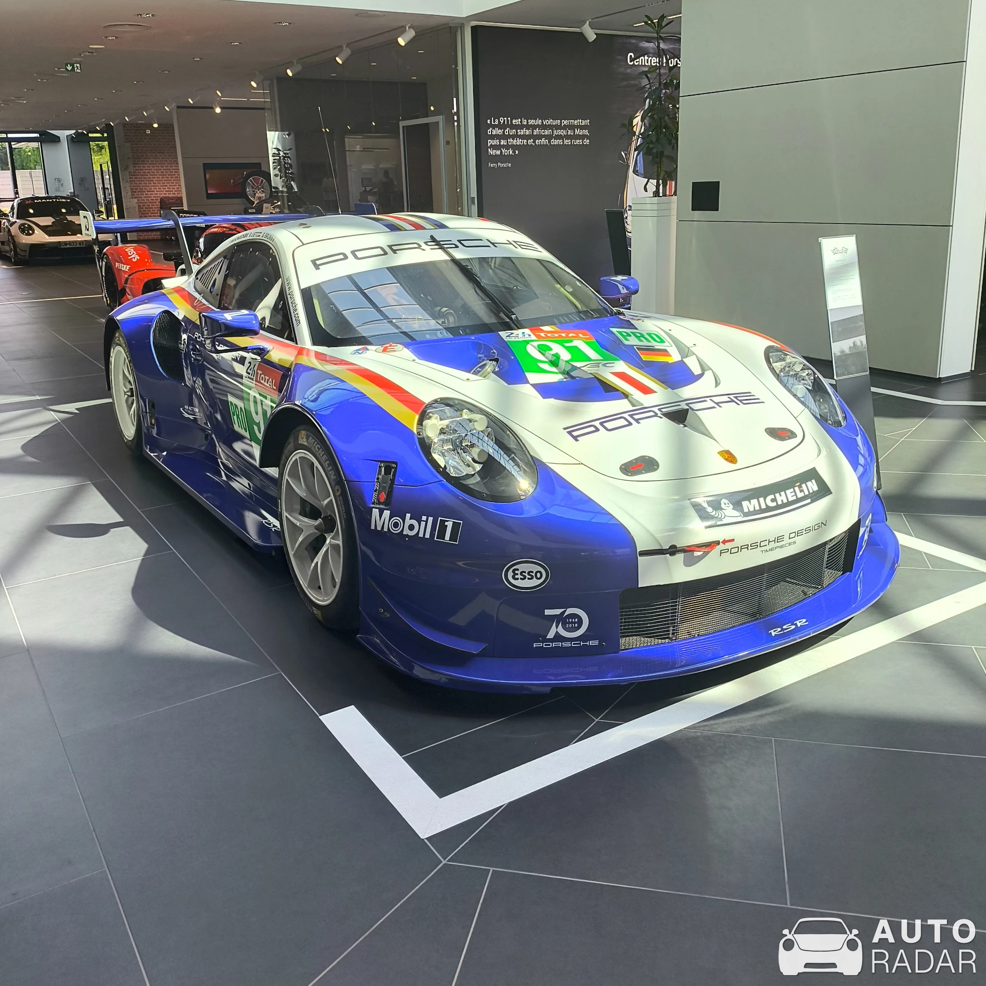 Porsche 991 RSR MkII spotted in Poissy