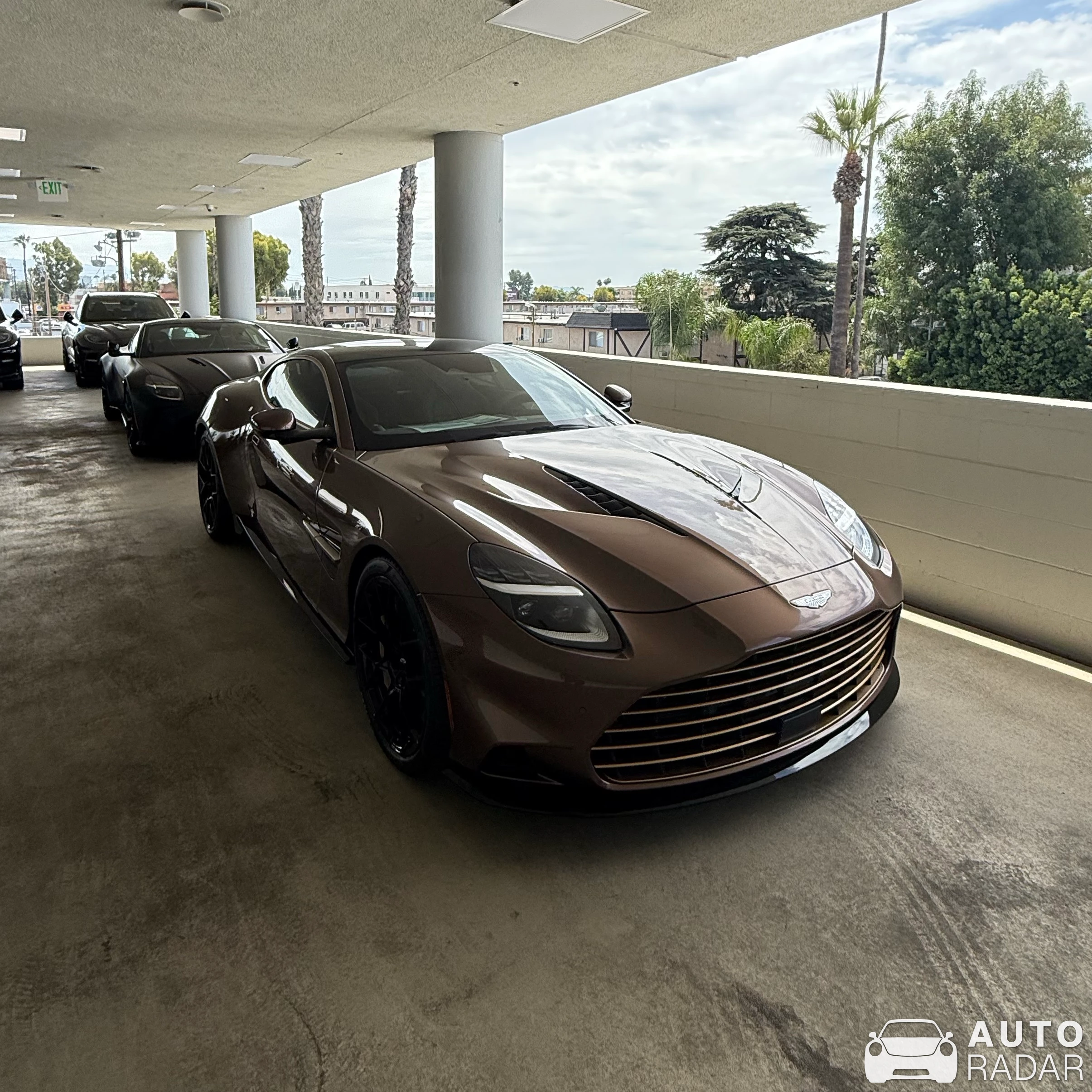 Aston Martin Vanquish 2025 spotted in Los Angeles
