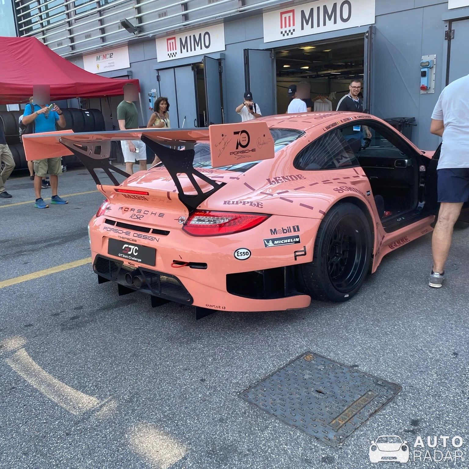 Porsche 997 GT3 RSR spotted in Monza