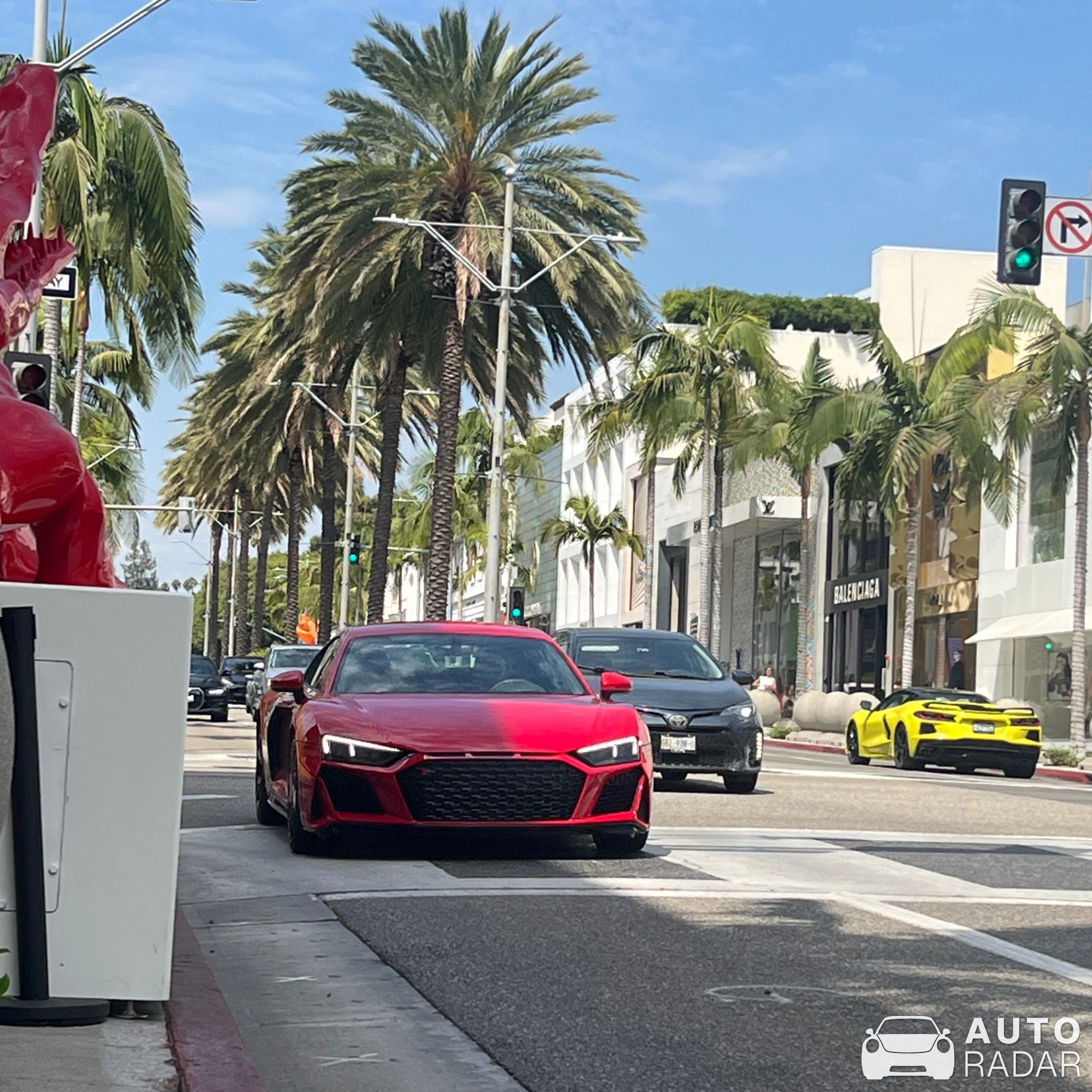 Audi R8 spotted in Beverly Hills, United States