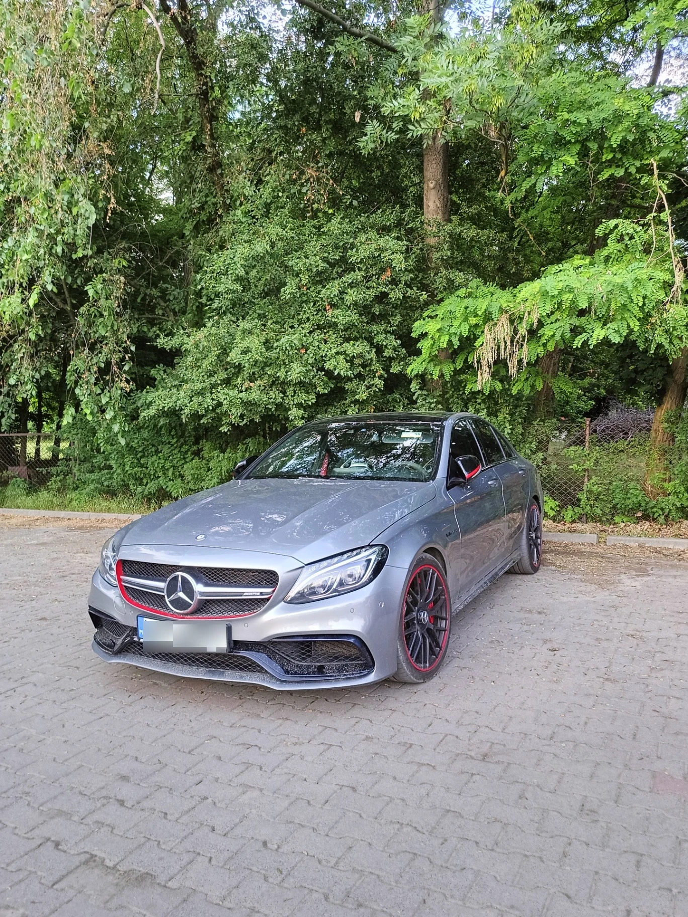 Mercedes-AMG C 63 S W205 spotted in Chotomów, Polska