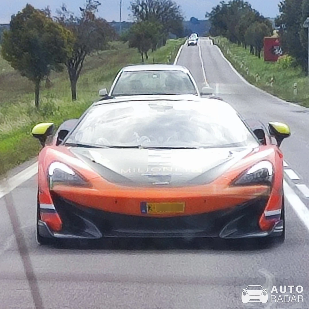 McLaren 600LT Spider spotted in Chvalovice, Czechia