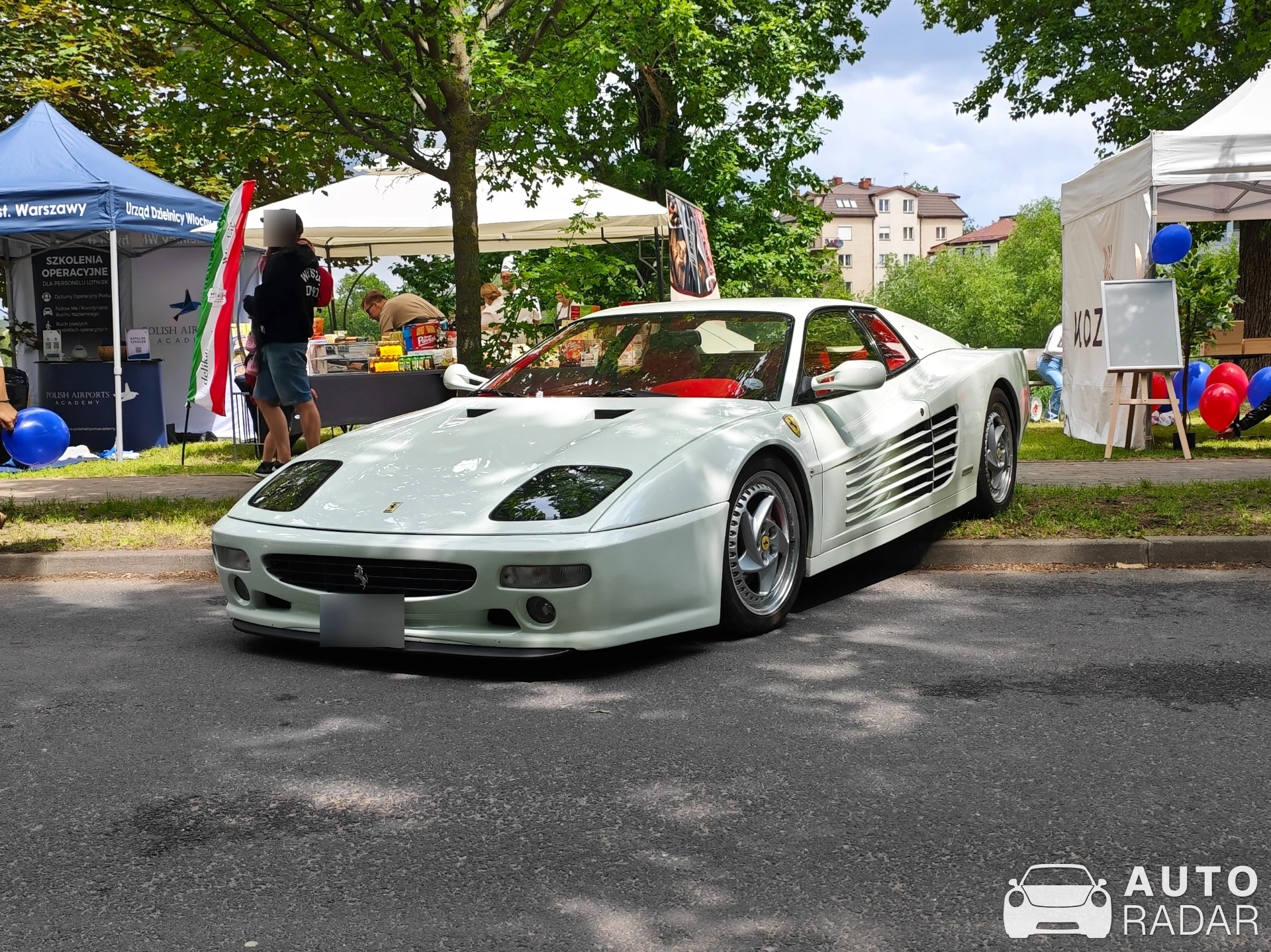 Ferrari F512 spotted in Warszawa