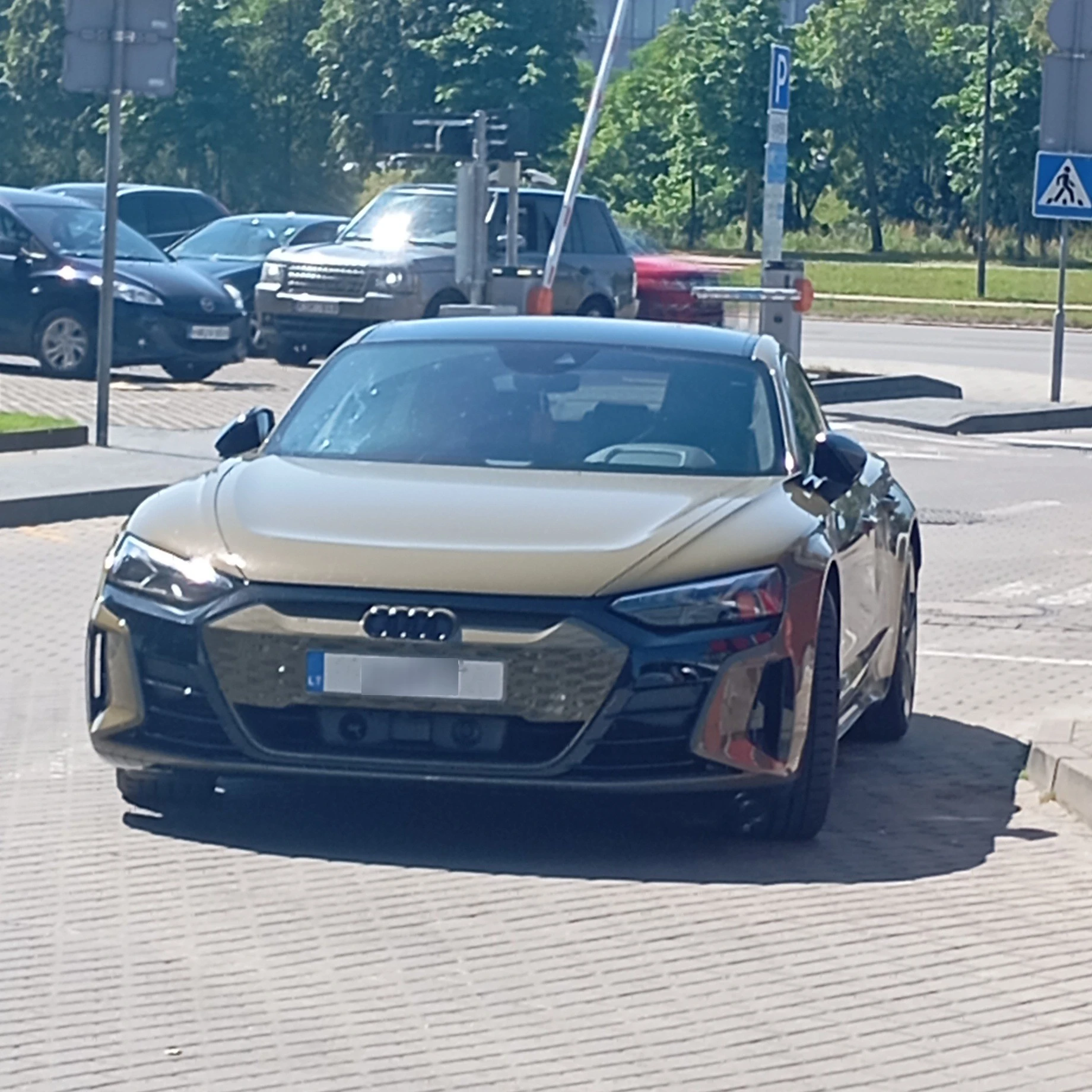 Audi e-tron GT spotted in Kaunas, Lithuania