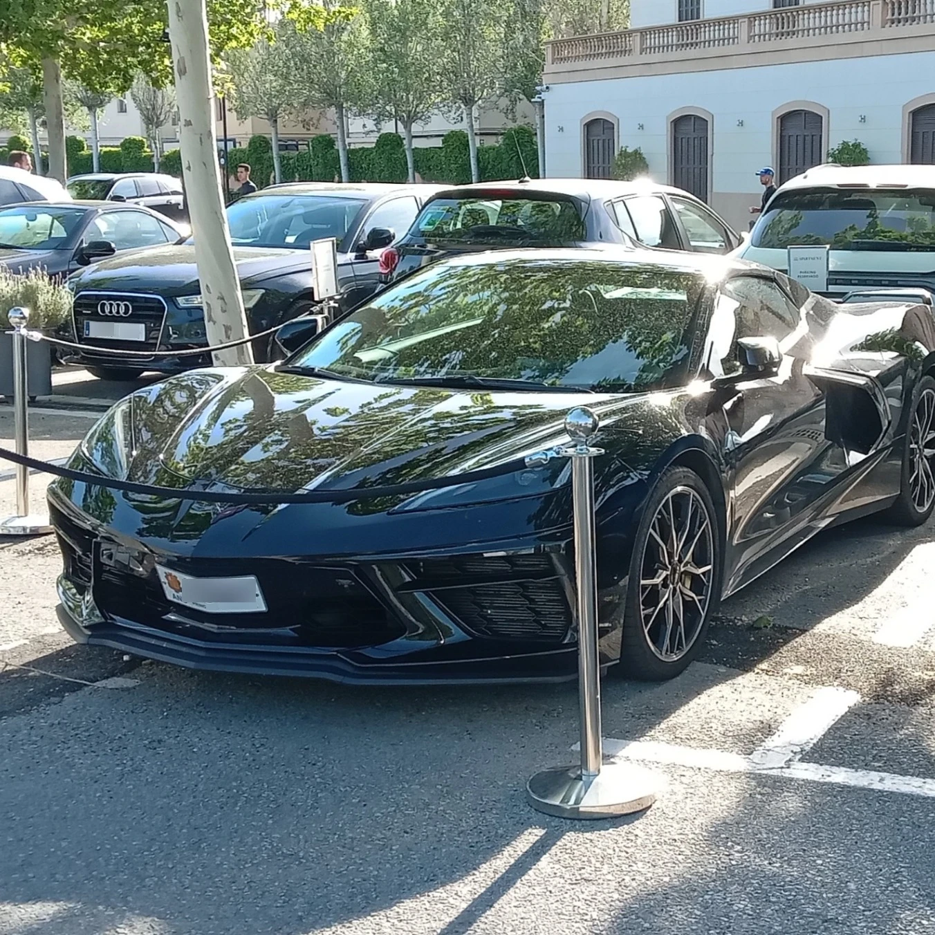 Corvette Corvette c8 spotted in Santa Agnès de Malanyanes, España