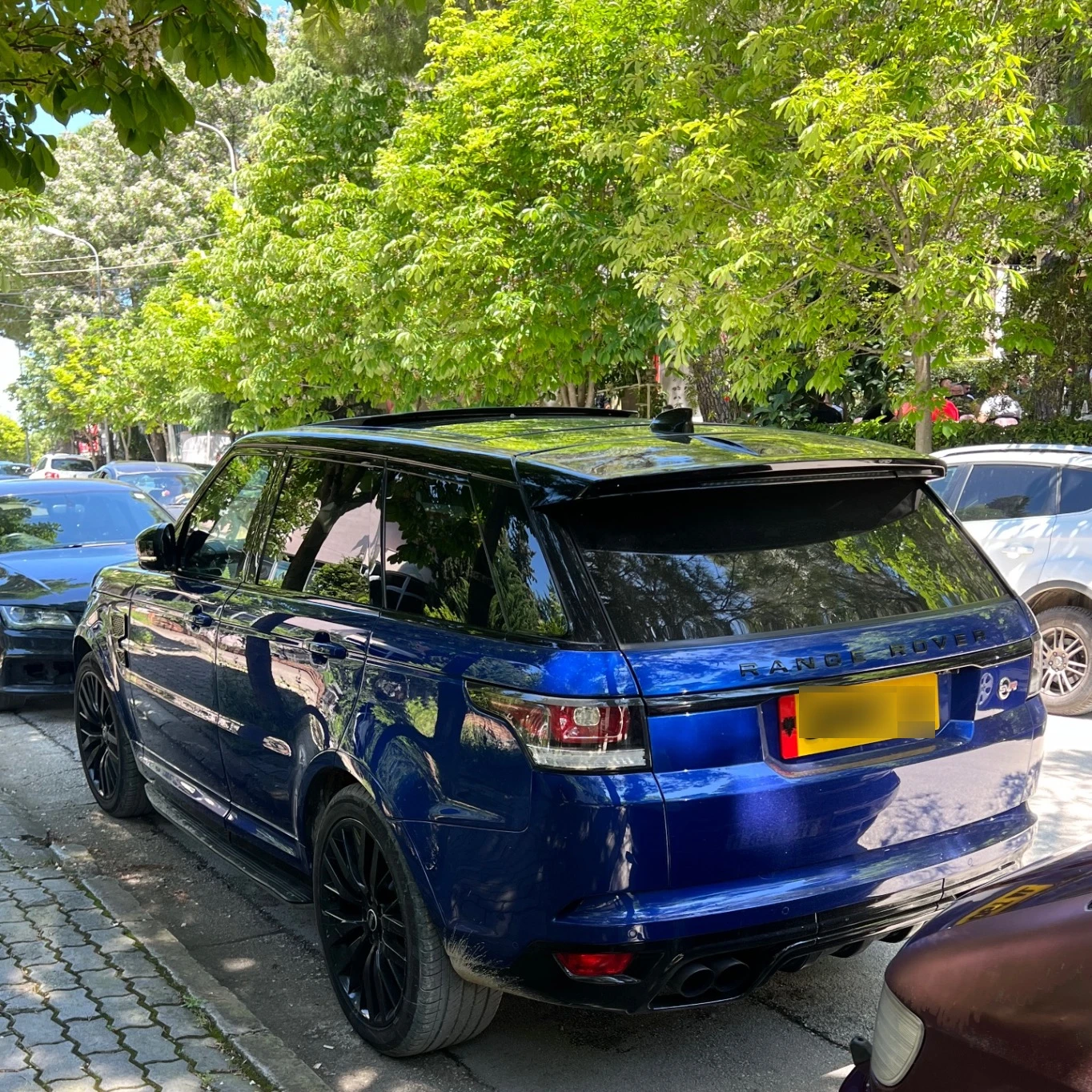 Land Rover Range Rover Sport SVR spotted in Kuçovë, Albania