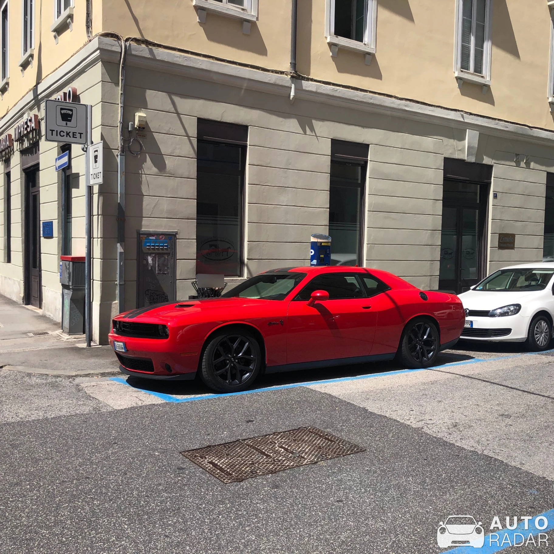 Dodge Challenger SRT Demon spotted in Trieste, Italy