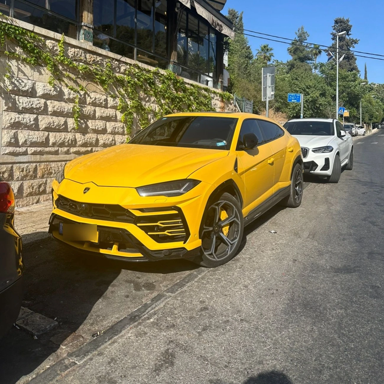Lamborghini Urus spotted in ירושלים, ישראל