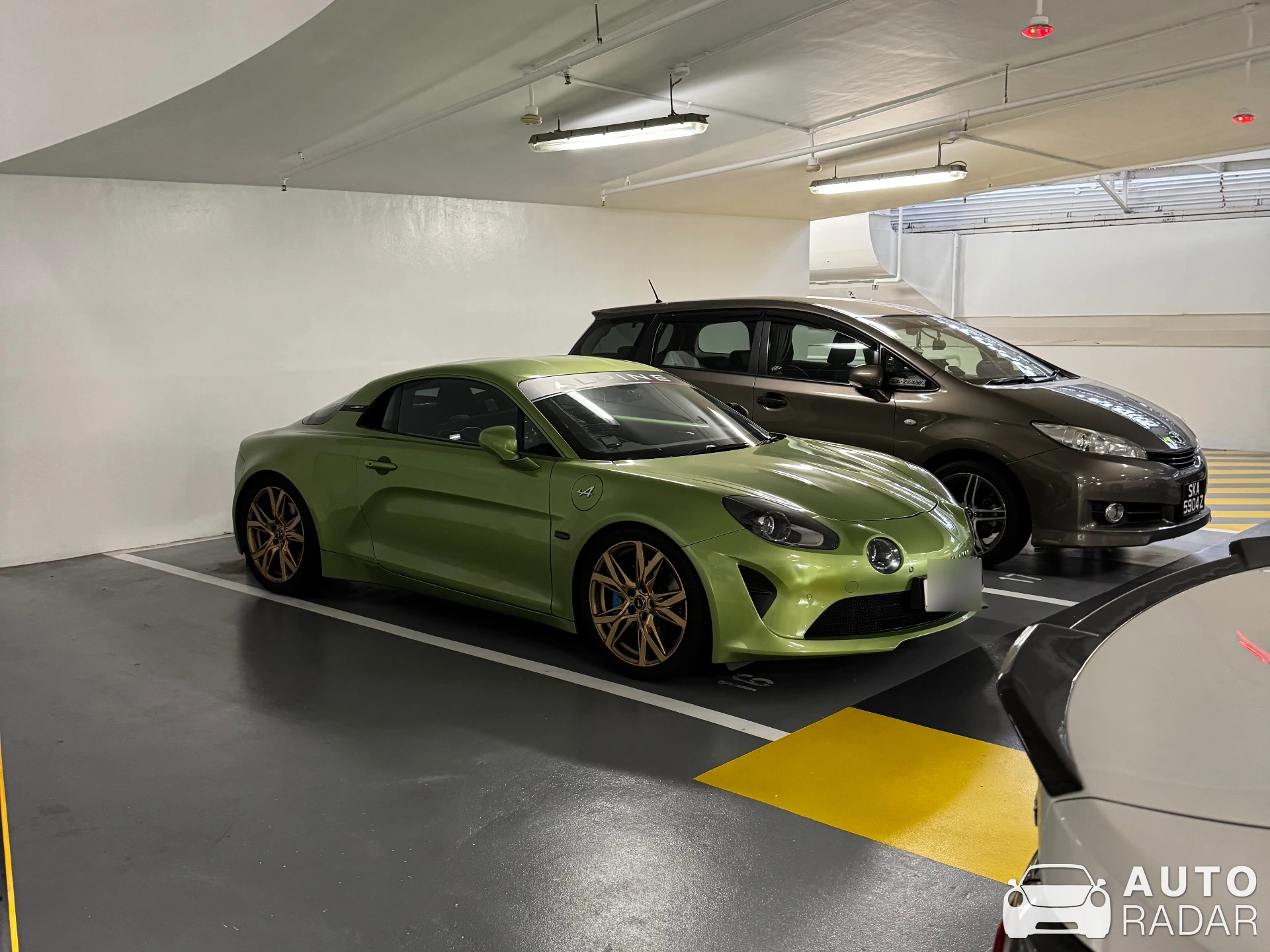 Alpine A110 Pure spotted in Singapore