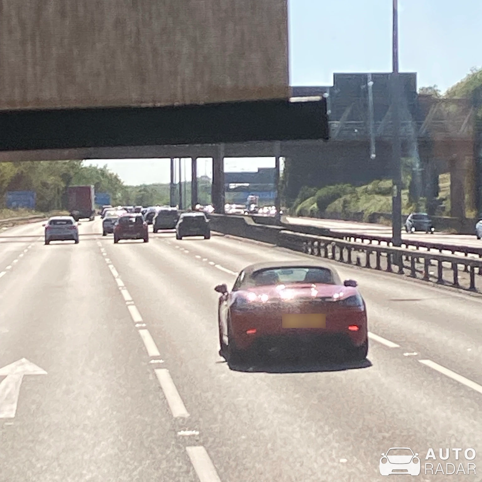 Porsche 718 Boxster spotted in Godstone