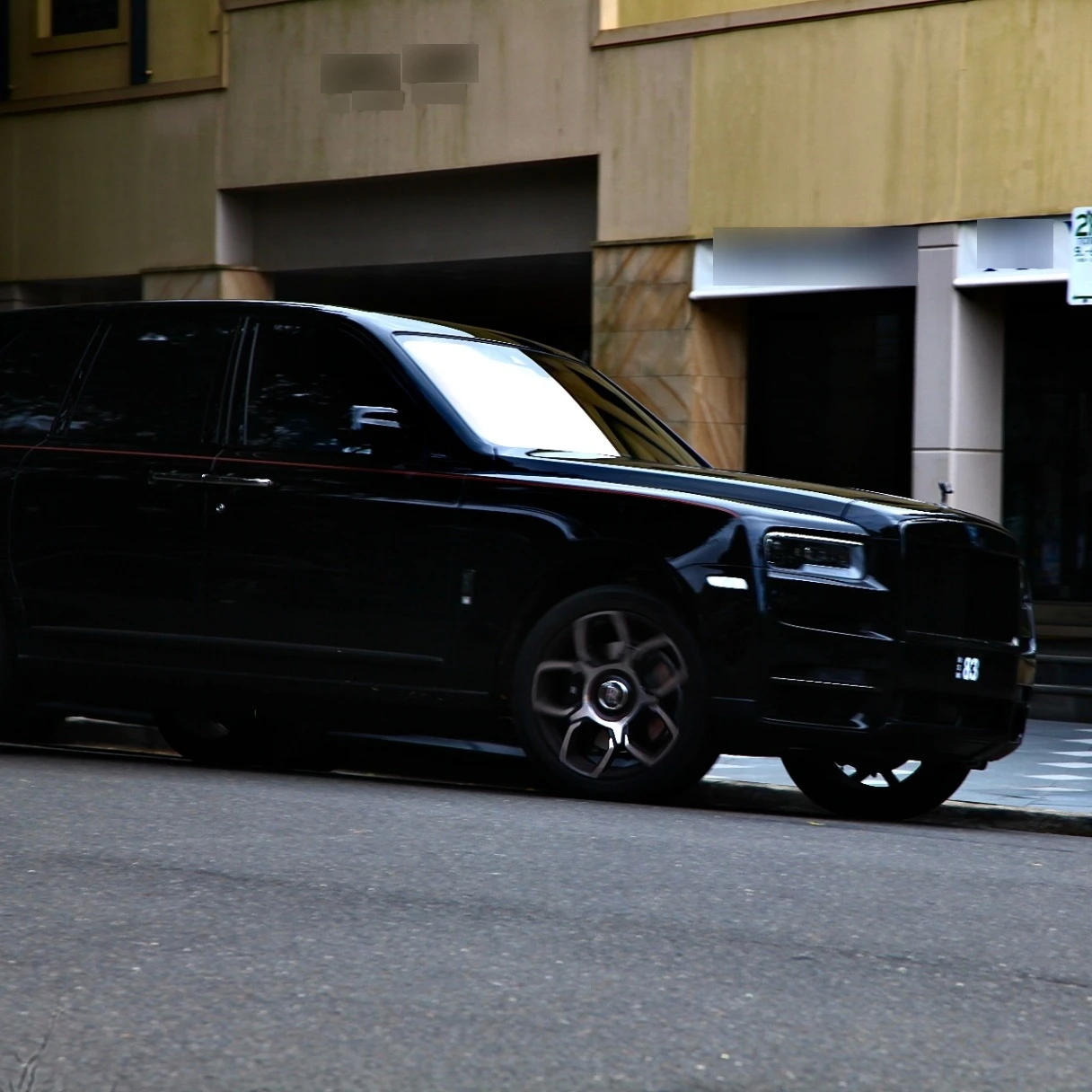 Rolls-Royce Cullinan Black Badge spotted in Sydney, Australia