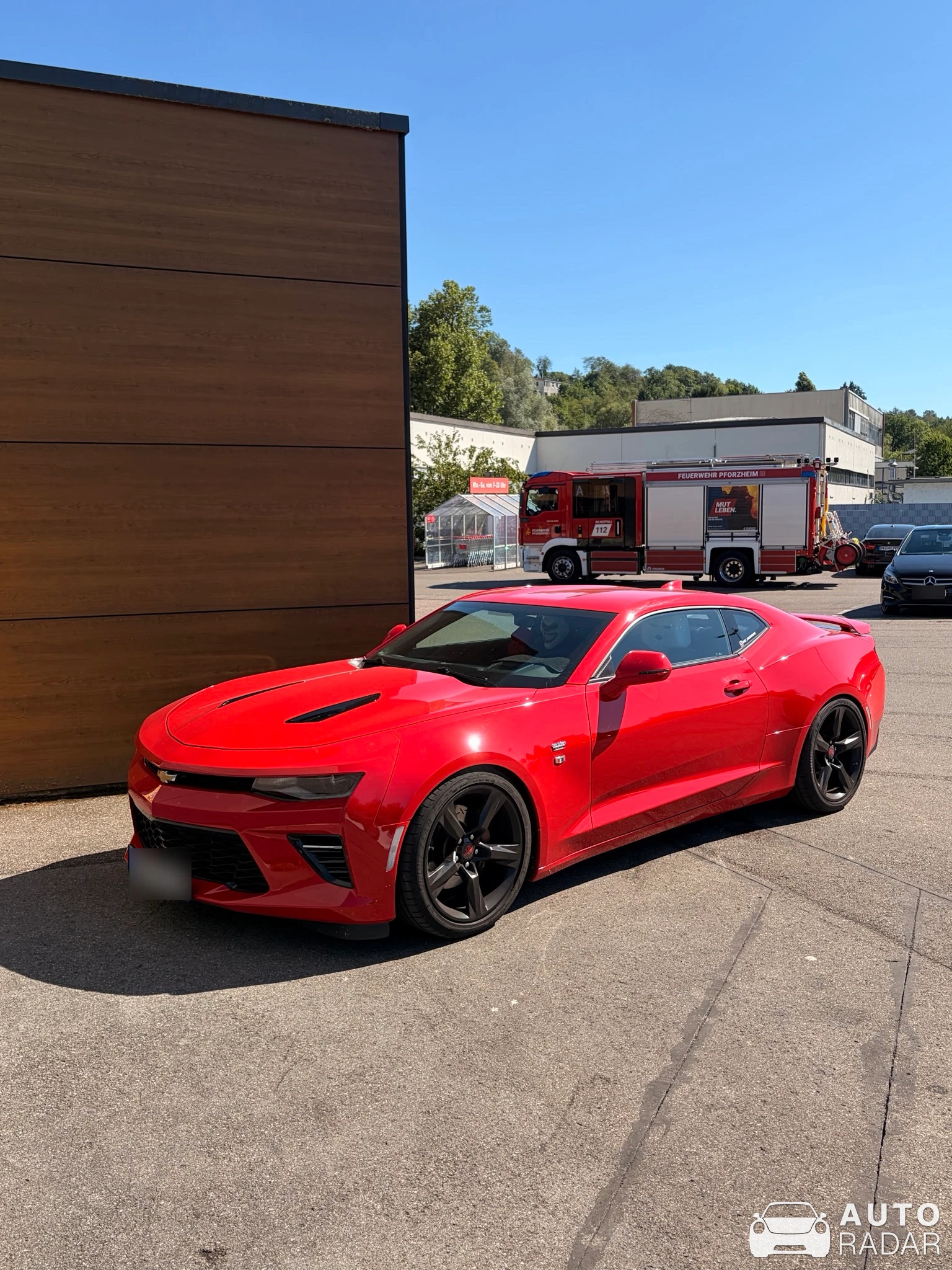 Chevrolet Camaro SS spotted in Pforzheim