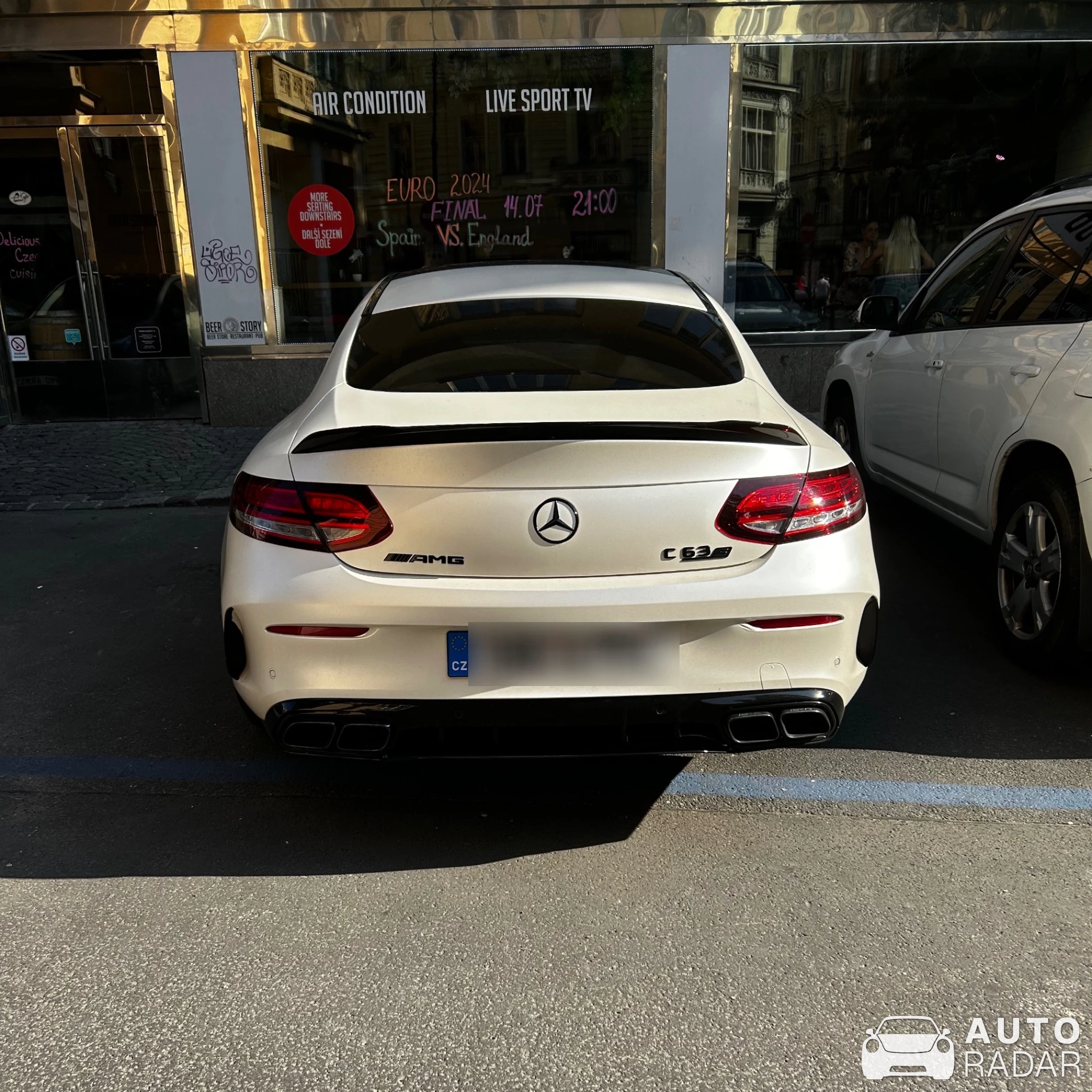 Mercedes-AMG C 63 S Coupé C205 spotted in Prague, Czechia