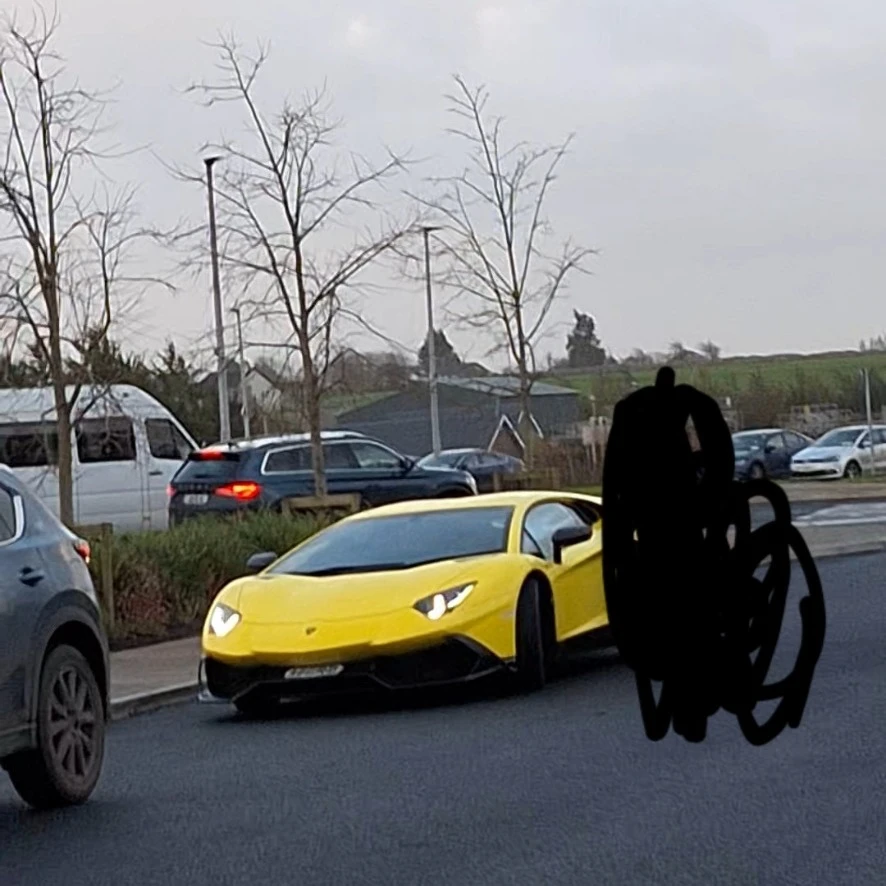 Lamborghini Aventador S spotted in Athenry, Ireland