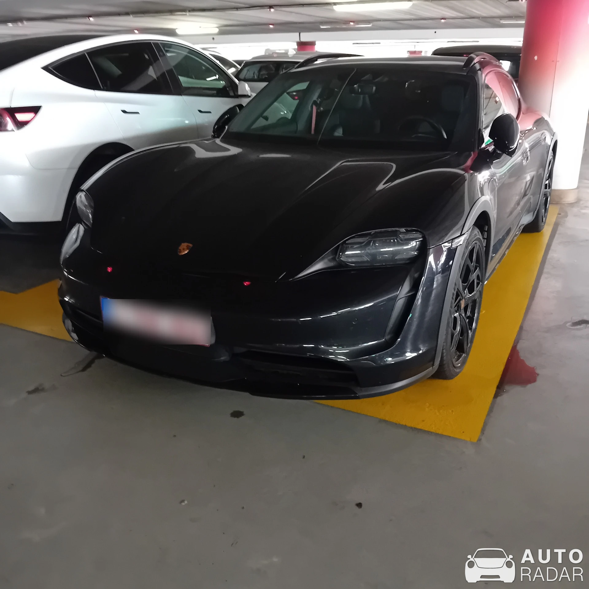 Porsche Taycan Turbo spotted in Zaventem, Belgium