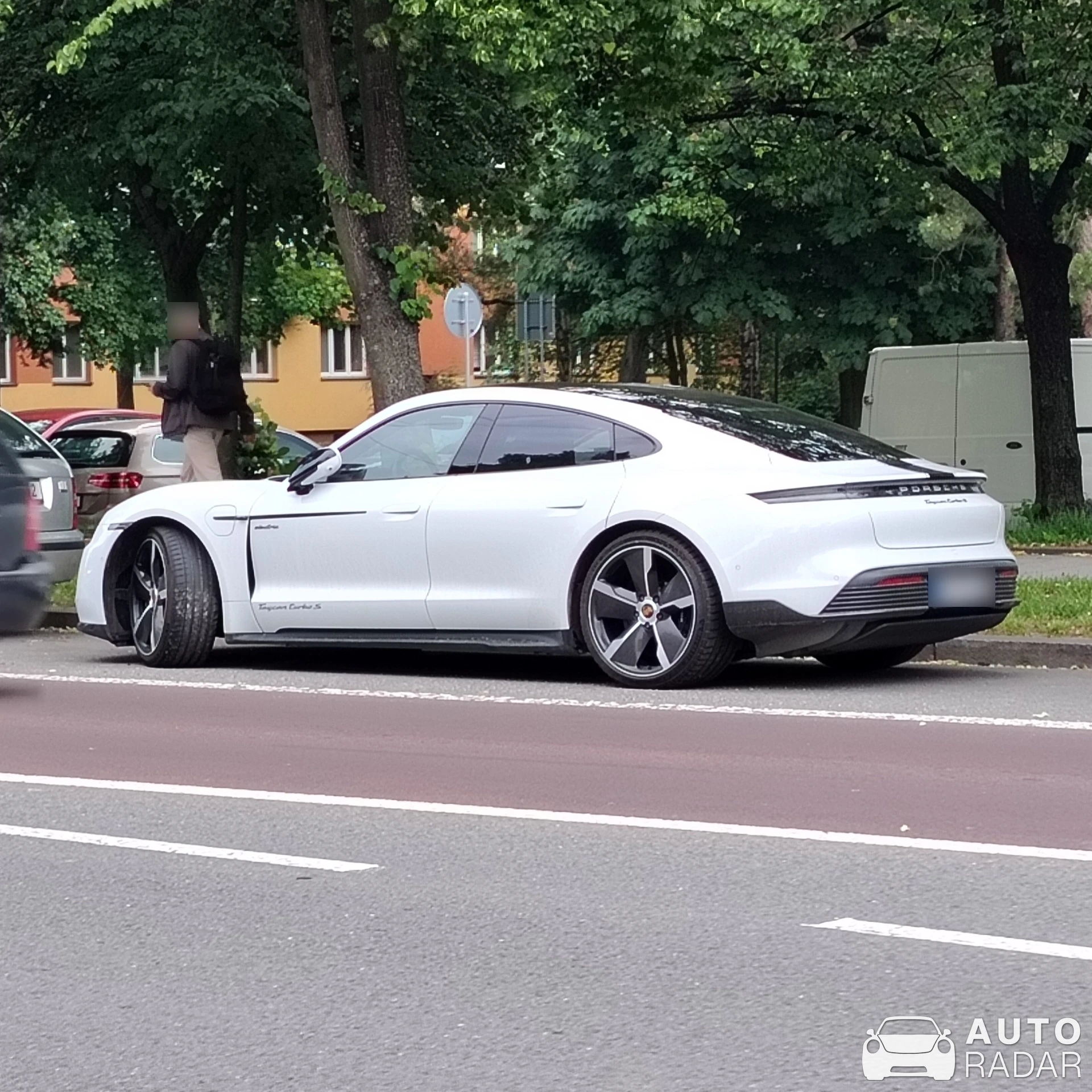 Porsche Taycan Turbo S spotted in Březová