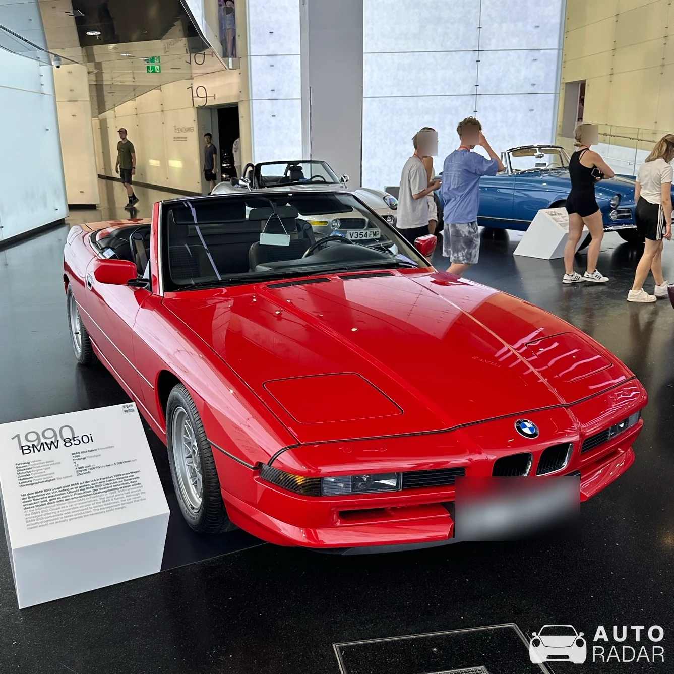 BMW 850Ci E31 Cabriolet Prototype spotted in München