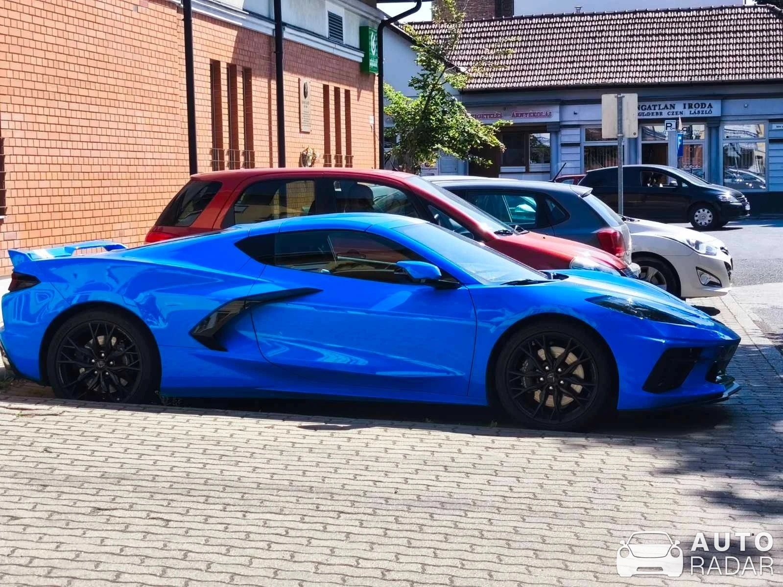 Chevrolet Corvette C8 Stingray spotted in Gyula
