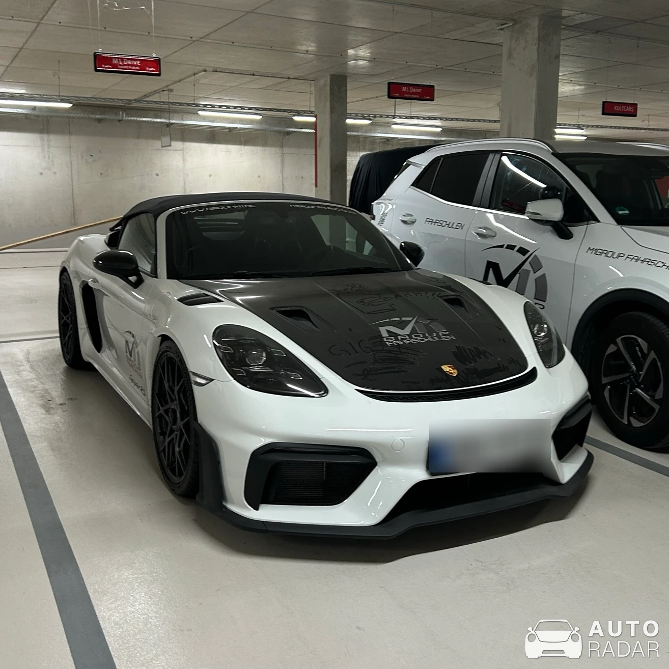 Porsche 718 Spyder RS spotted in München