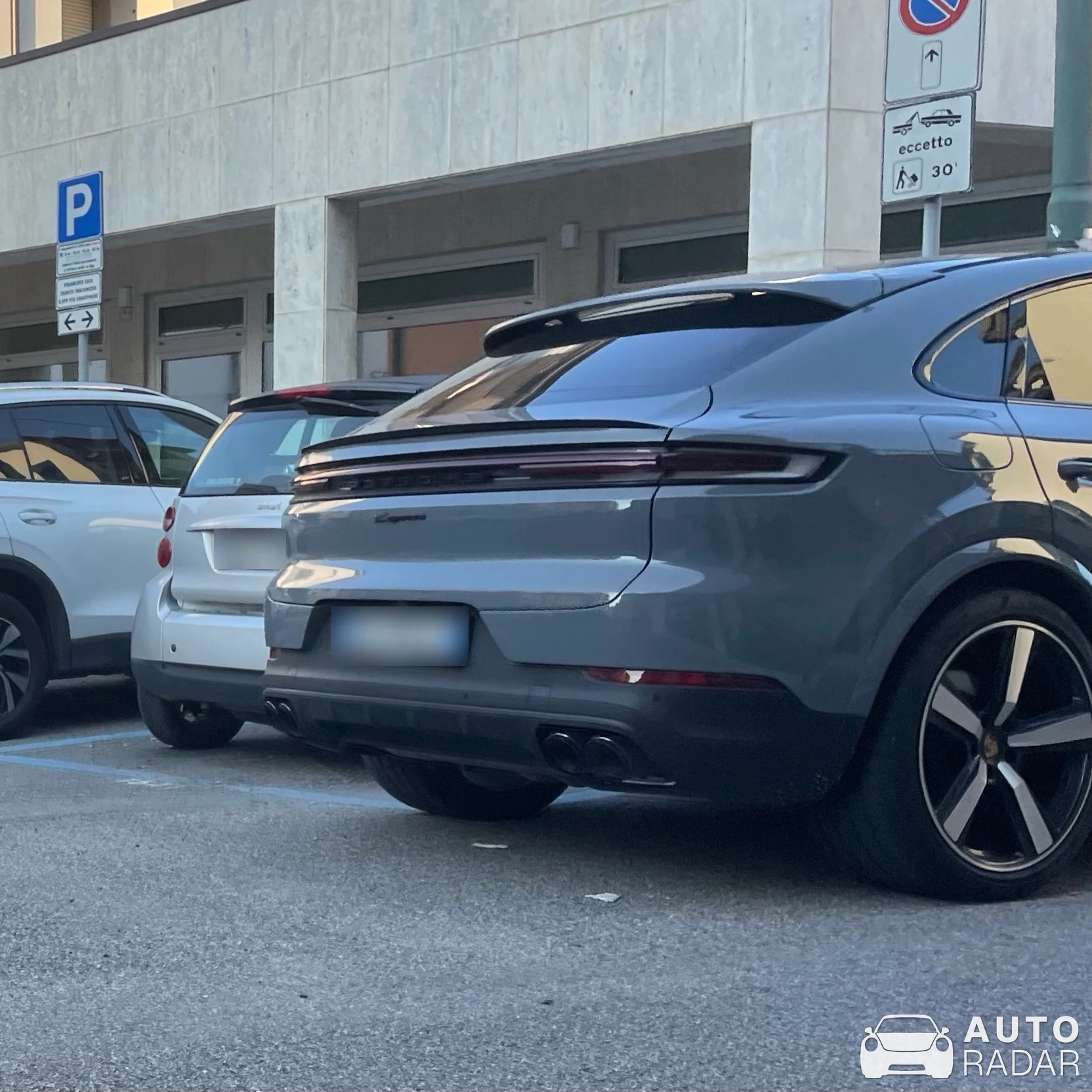 Porsche Cayenne Coupé spotted in Treviso