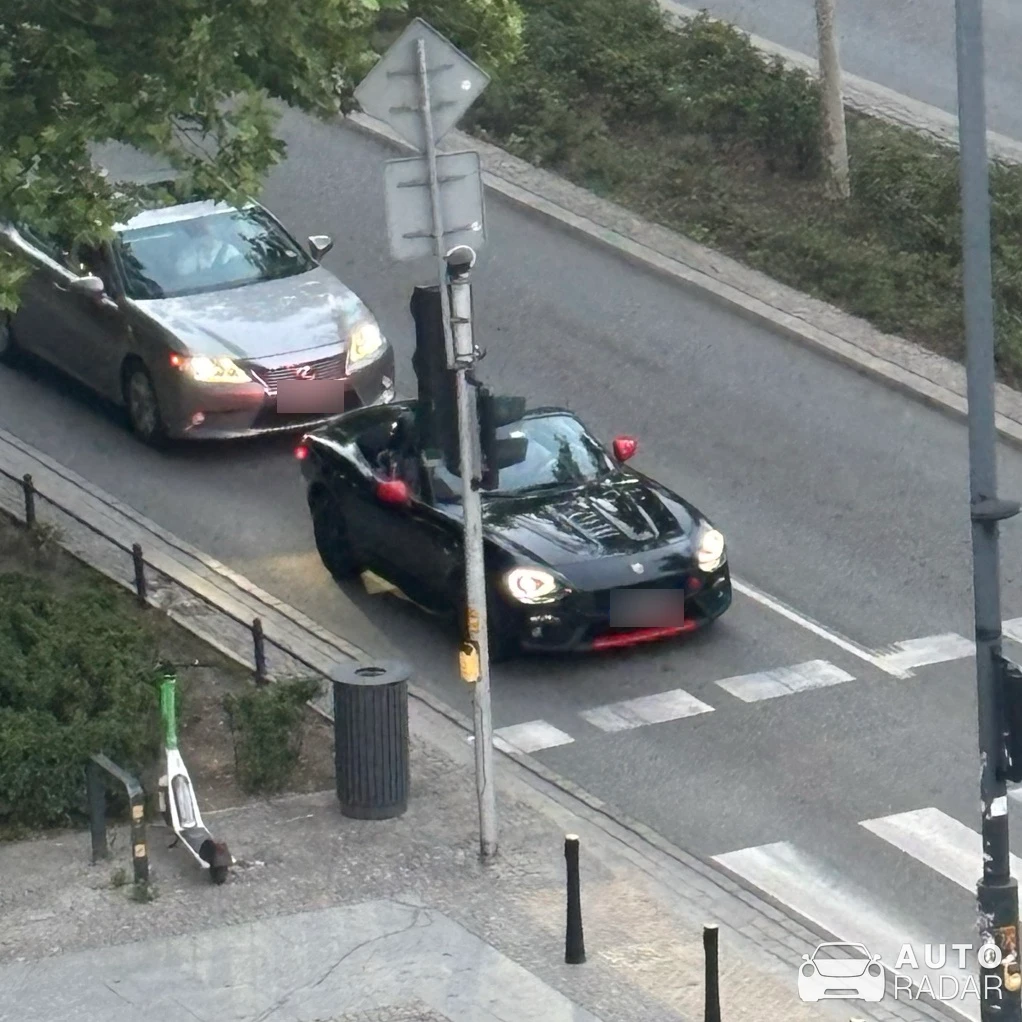 Abarth 124 spotted in Varsova