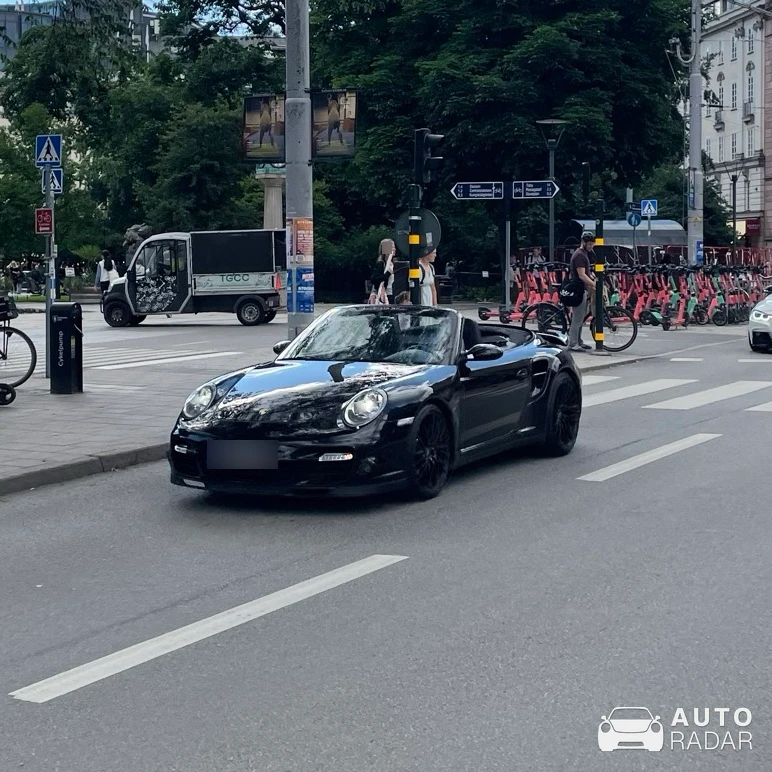 Porsche 997 Turbo Cabriolet spotted in Stockholm