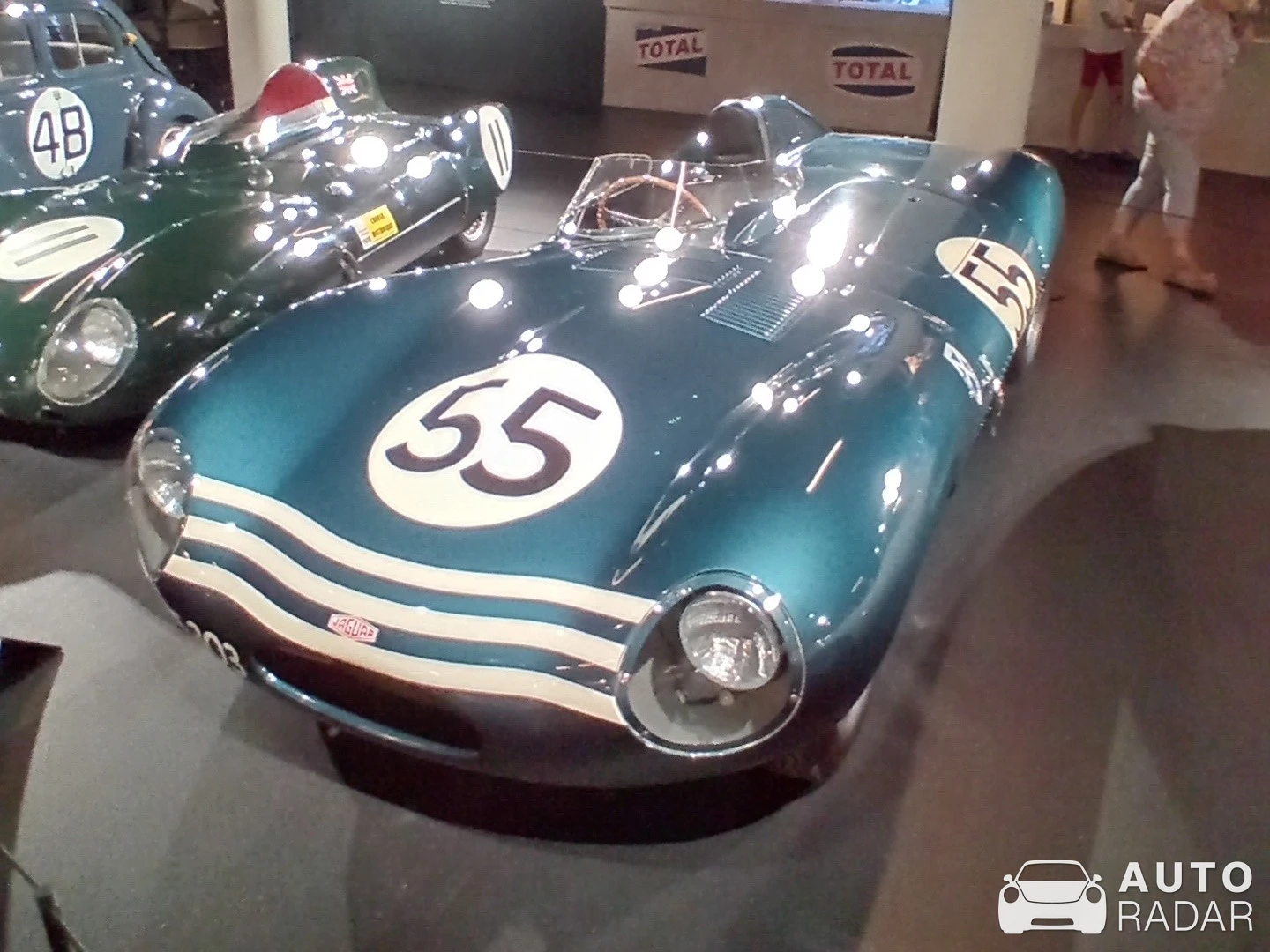 Jaguar D-Type spotted in Le Mans