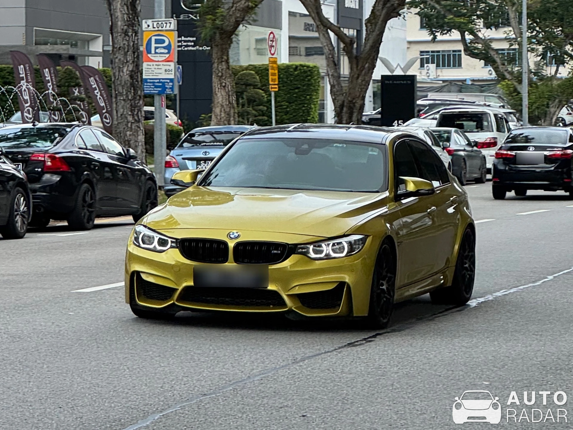BMW M3 F80 Sedan Competition spotted in Singapore