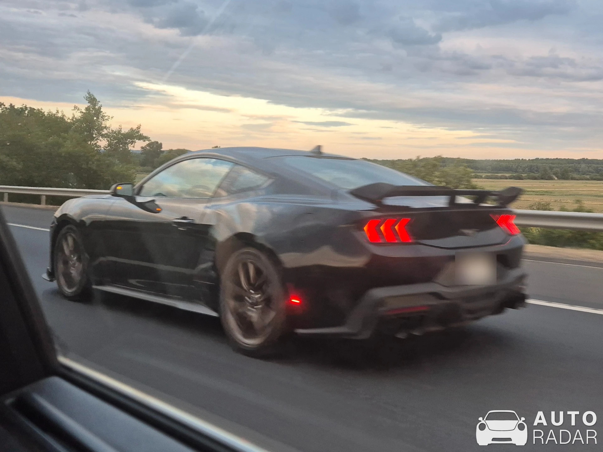 Ford Mustang Dark Horse spotted in Győr
