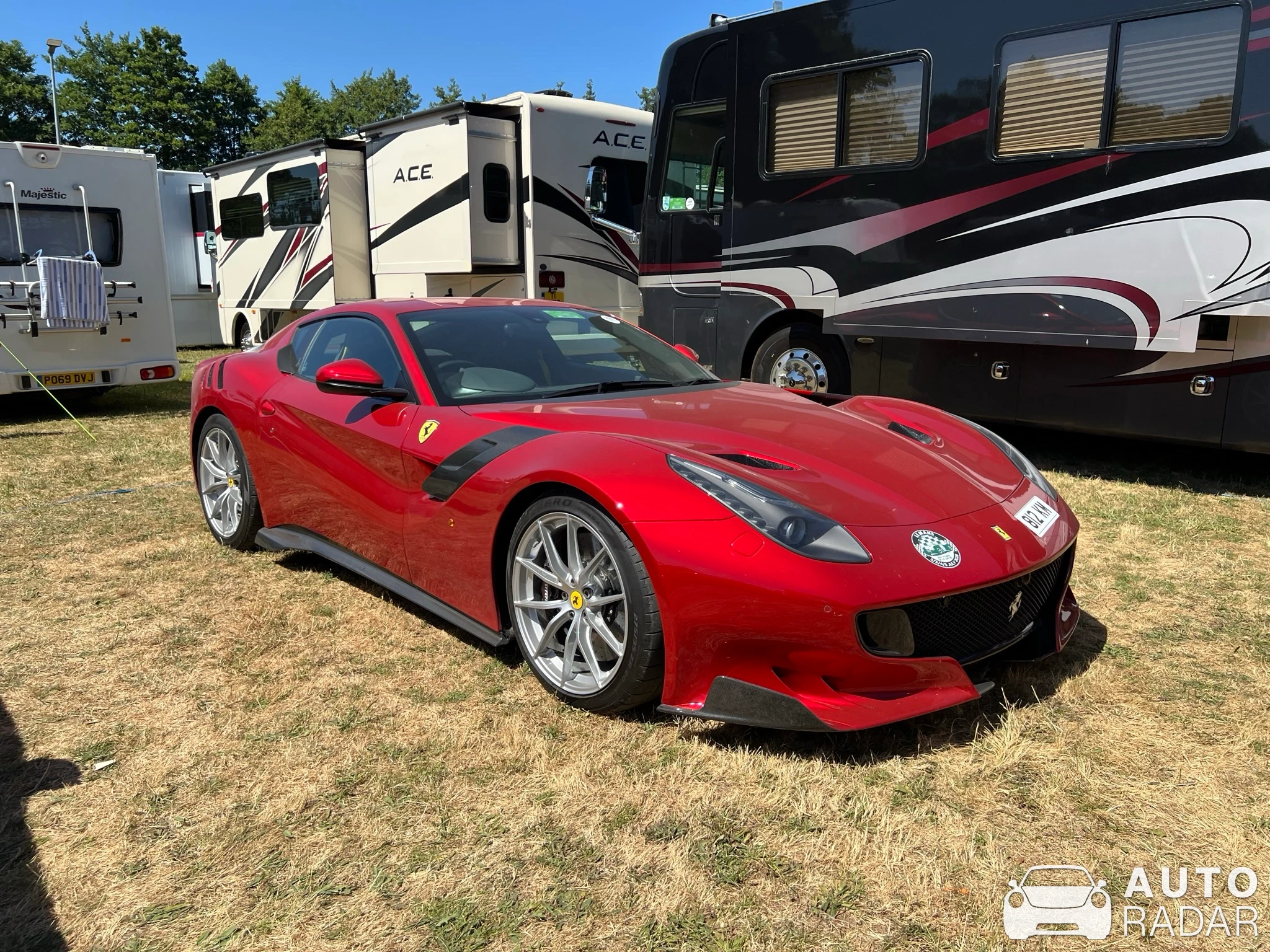 Ferrari F12tdf spotted in Le Mans