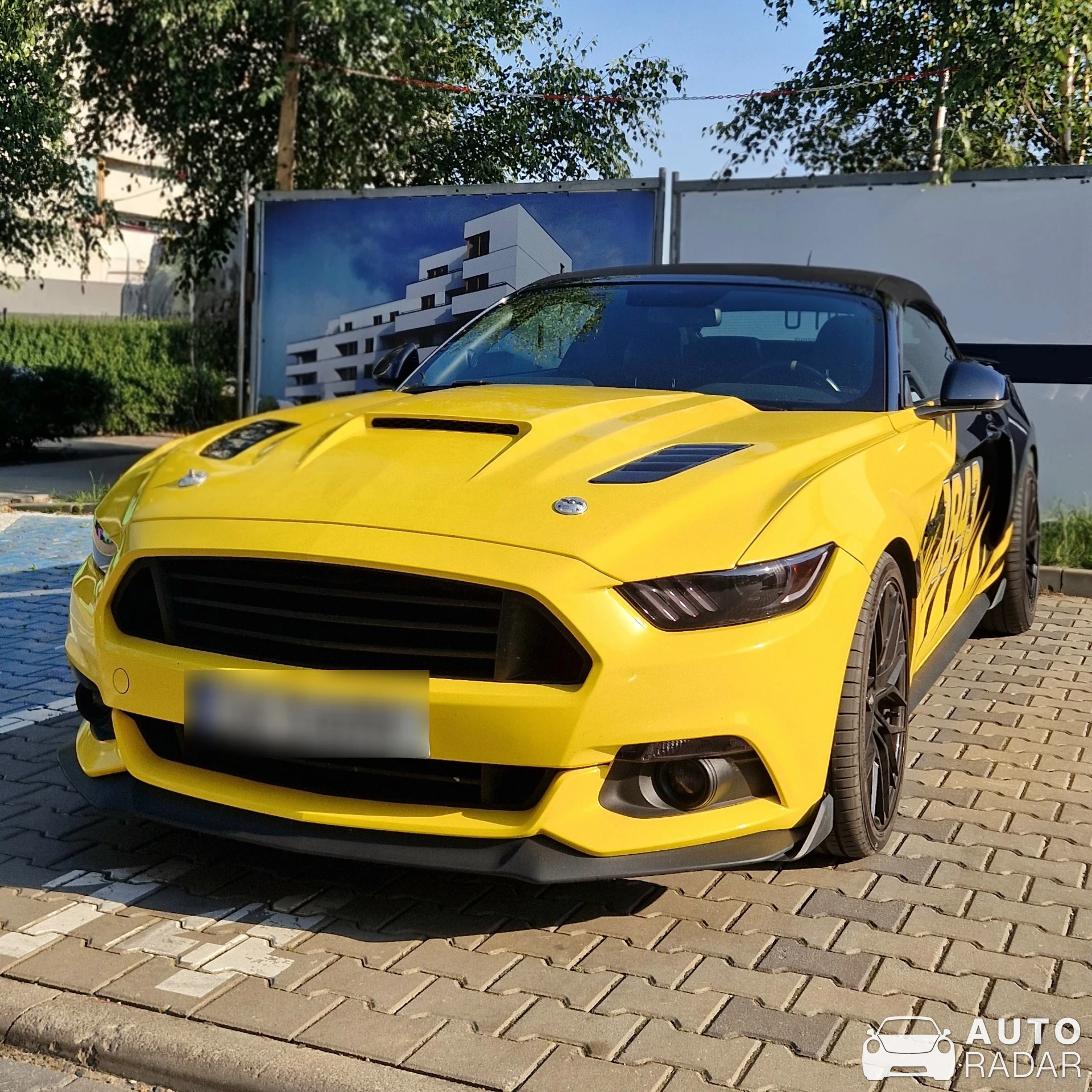 Ford Mustang GT Convertible spotted in Myślenice