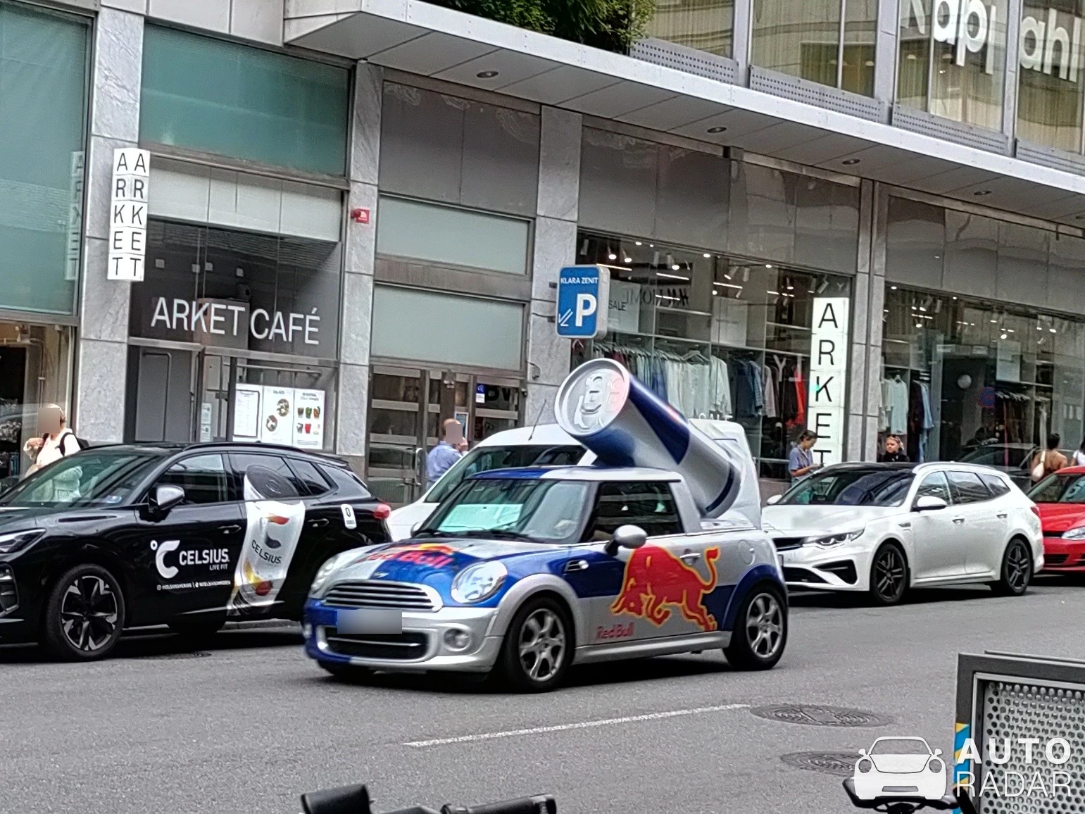 Mini Cooper Red Bull spotted in Stockholm