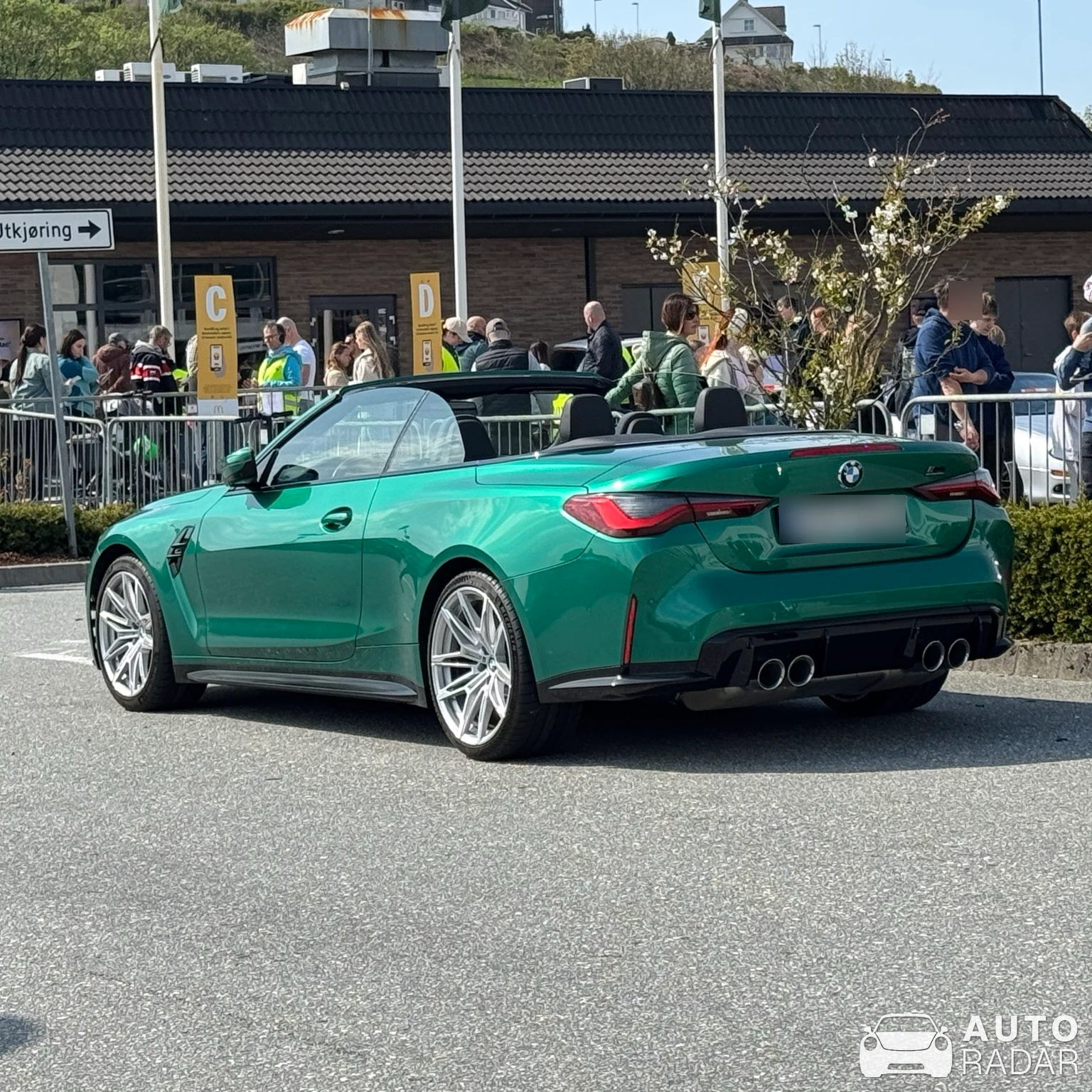 BMW M4 G83 Convertible Competition spotted in Nærbø