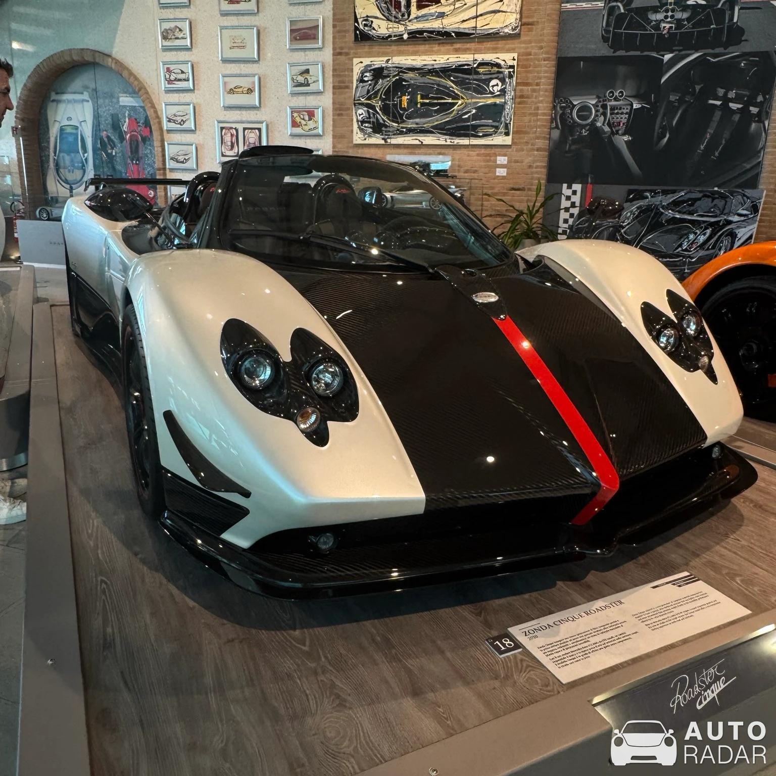 Pagani Zonda Cinque Roadster spotted in San Cesario sul Panaro