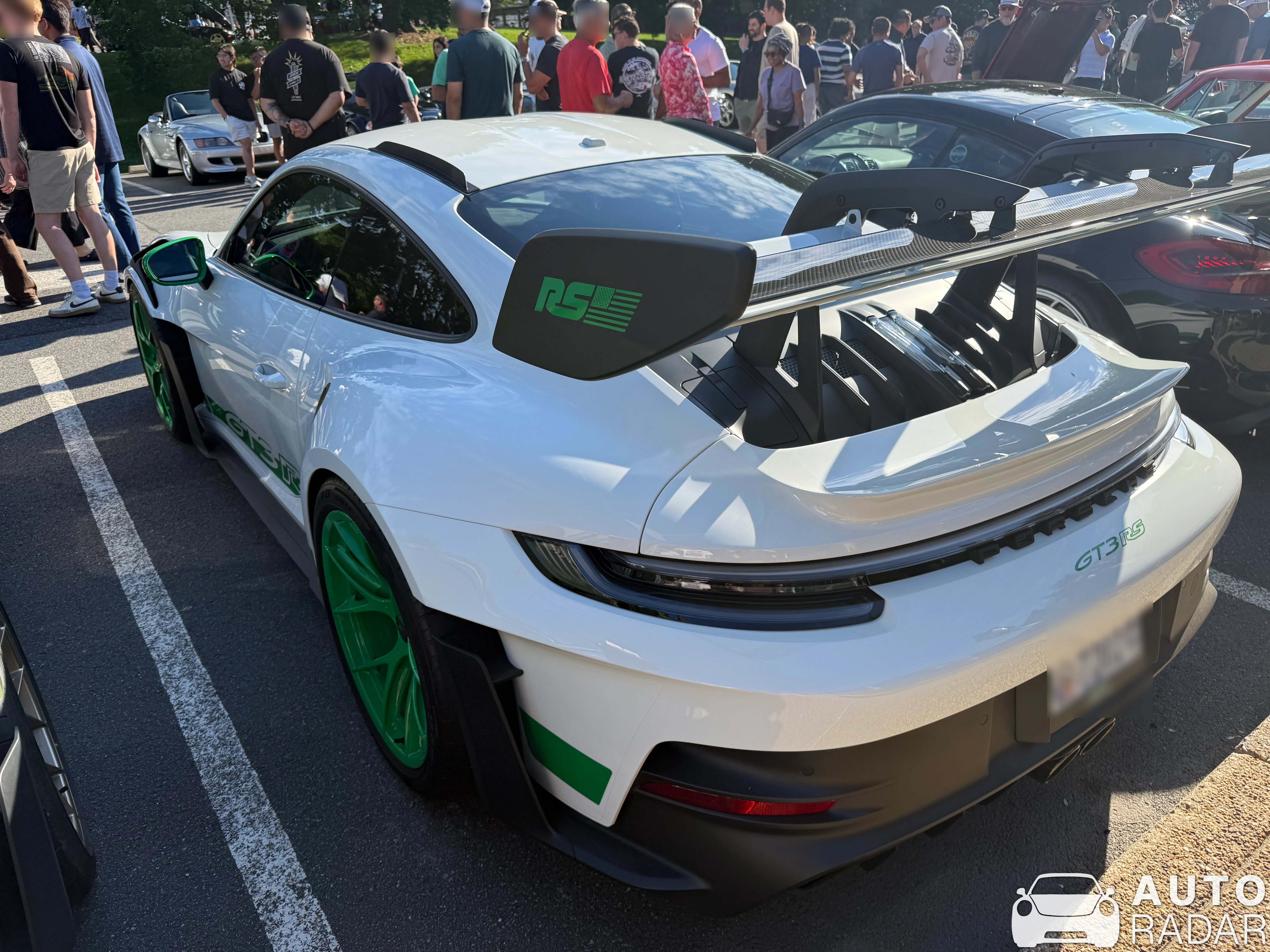 Porsche 992 GT3 RS Tribute to Carrera RS spotted in Bristol