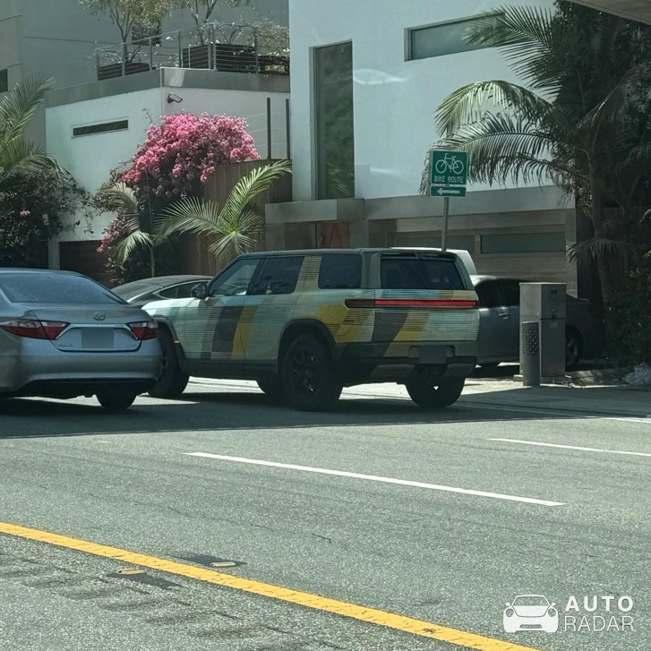 Rivian R2 spotted in Santa Monica