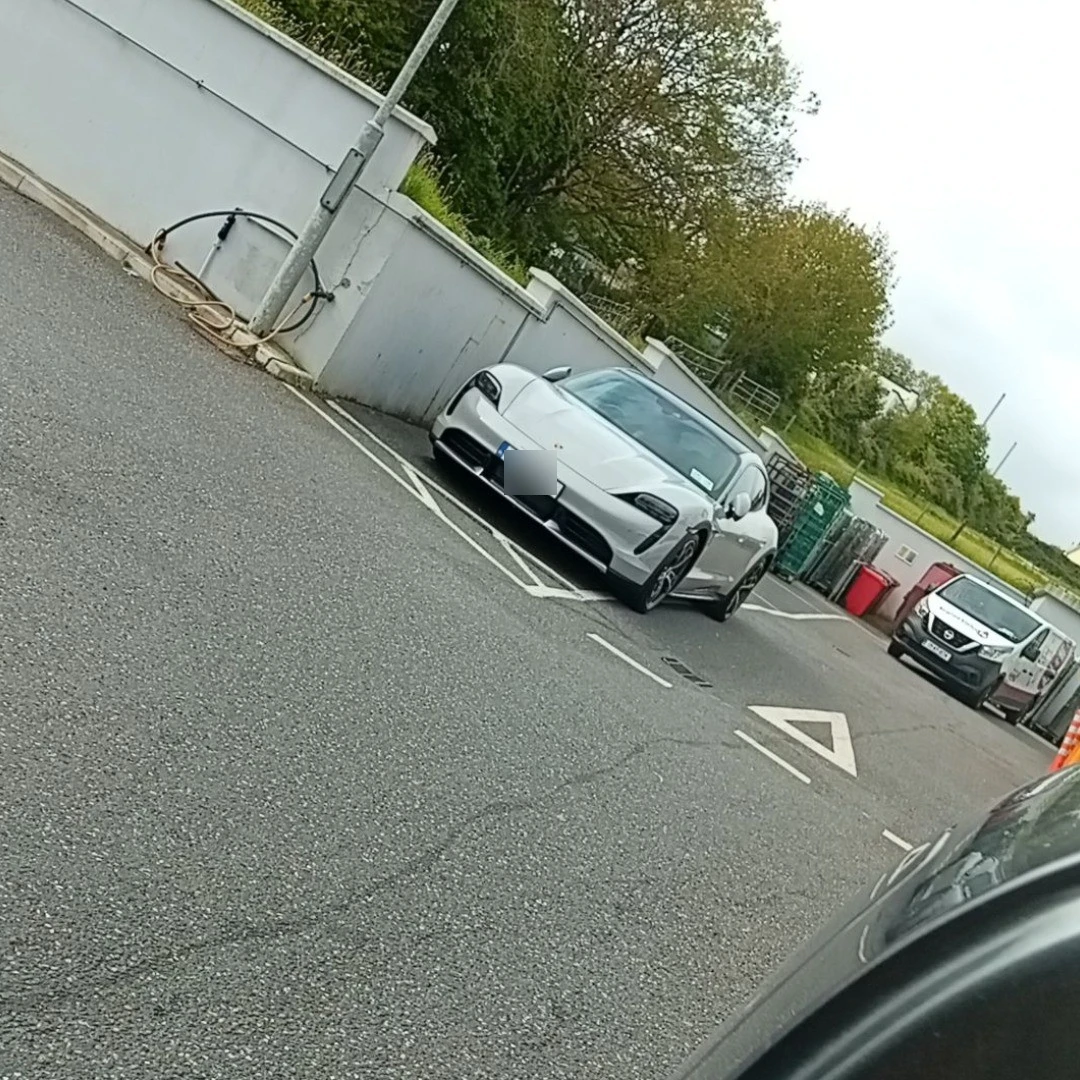 Porsche Taycan spotted in Killorglin, Ireland