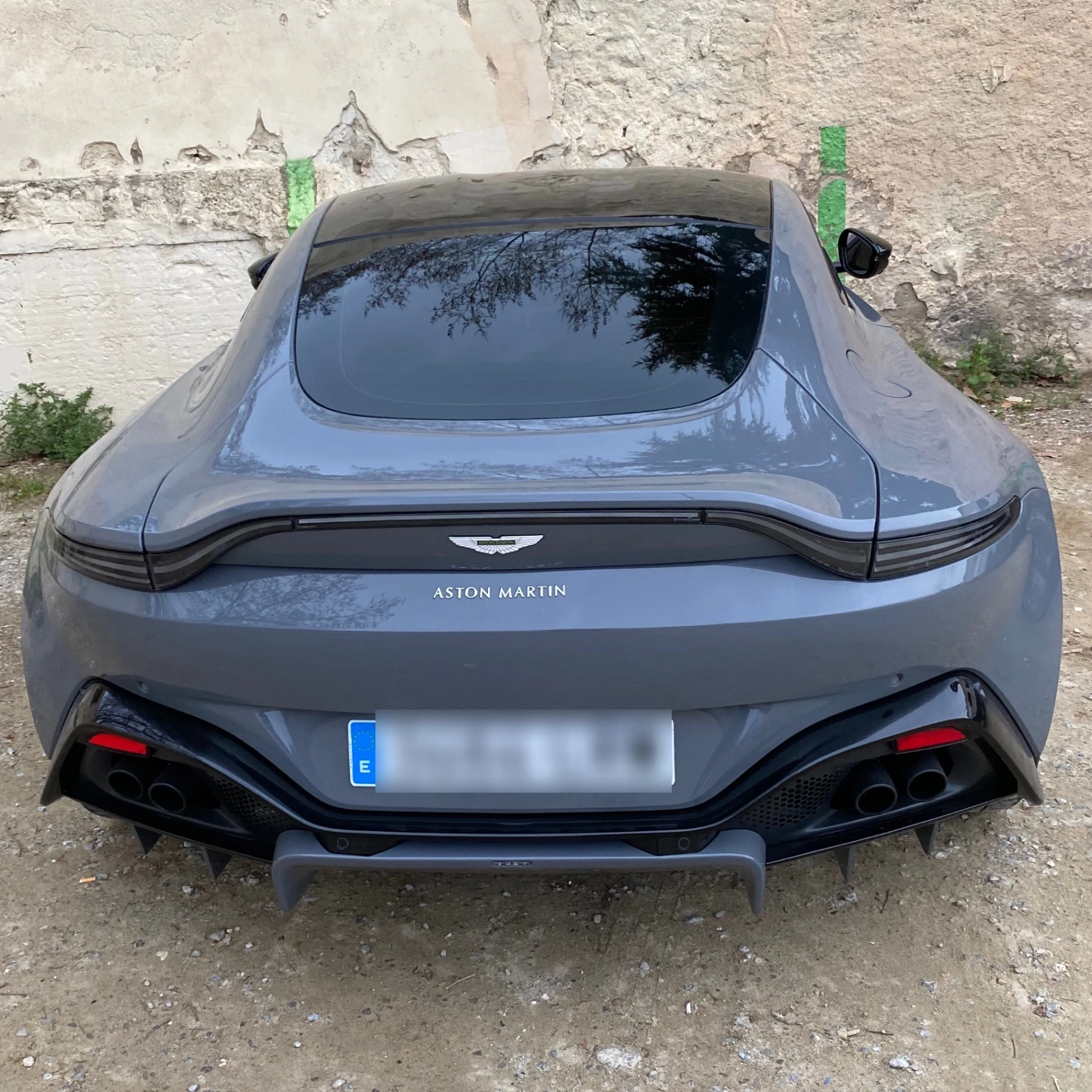 Aston Martin V8 Vantage 2024 spotted in Alella, Spain
