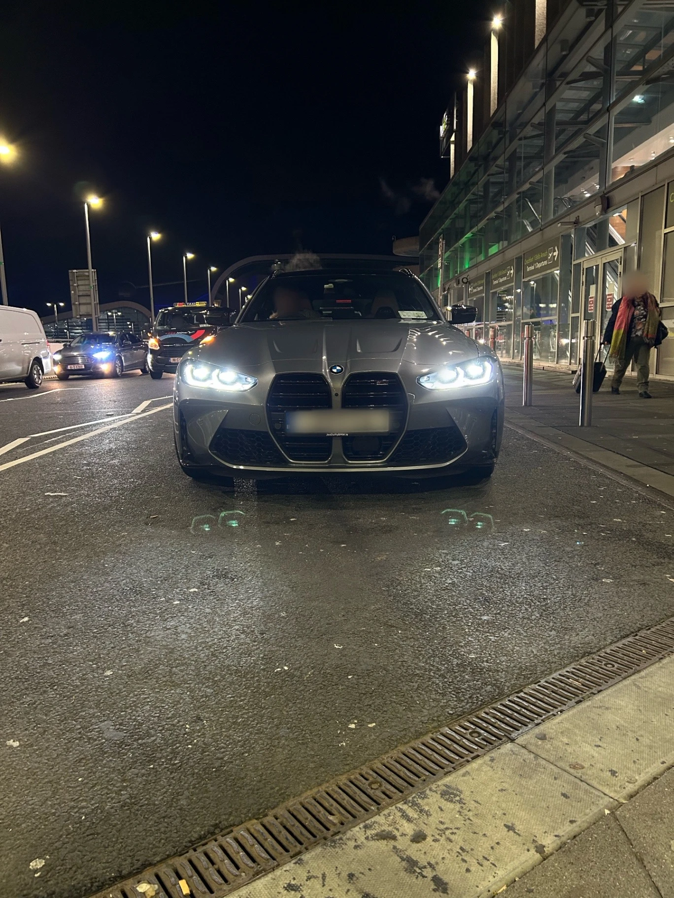 BMW M3 G81 Touring Competition spotted in Dublin Airport, Ireland