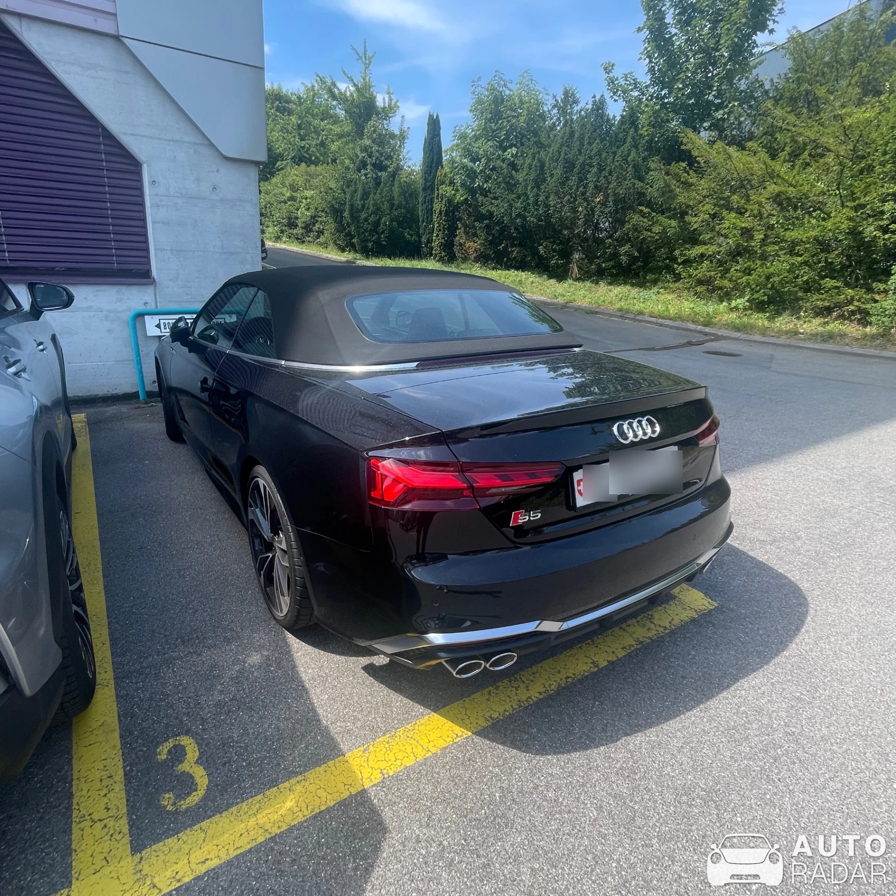 Audi S5 Cabriolet B9 spotted in Morges, Switzerland