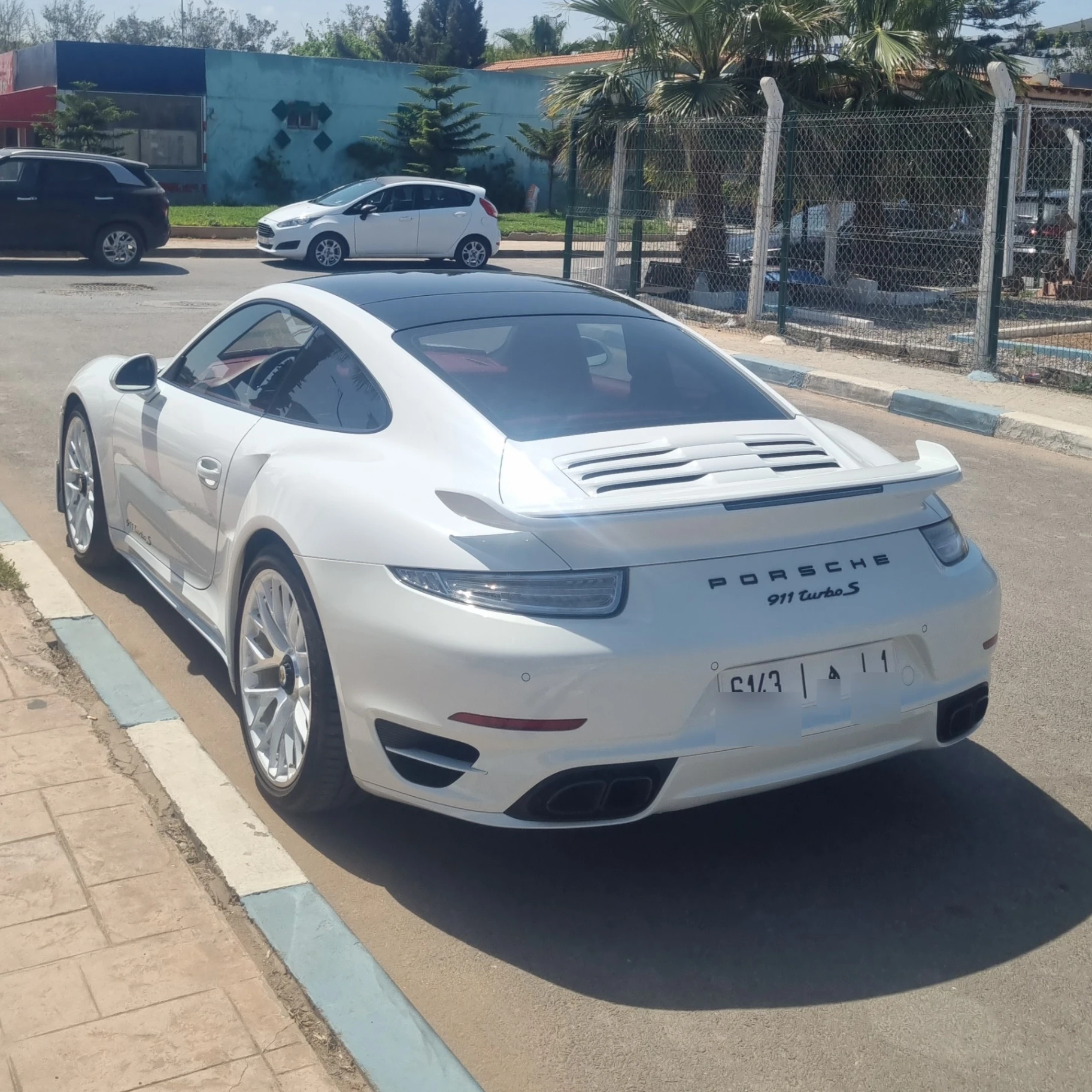 Porsche 991 Turbo S MkII spotted in Nouaceur Province, Morocco