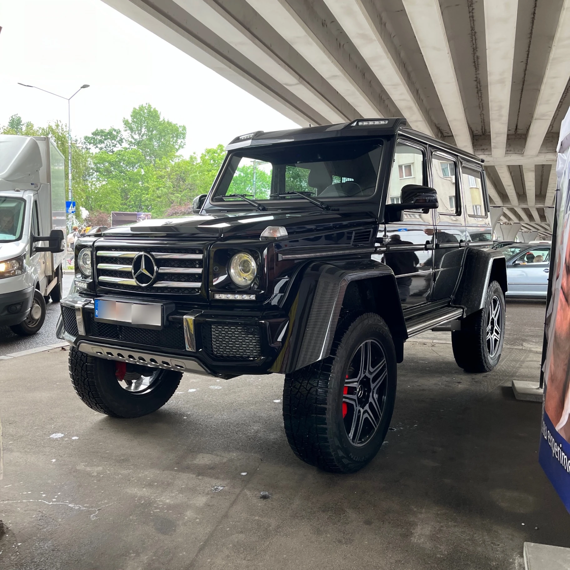 Mercedes-Benz G 550 4X4² spotted in Voluntari, Romania