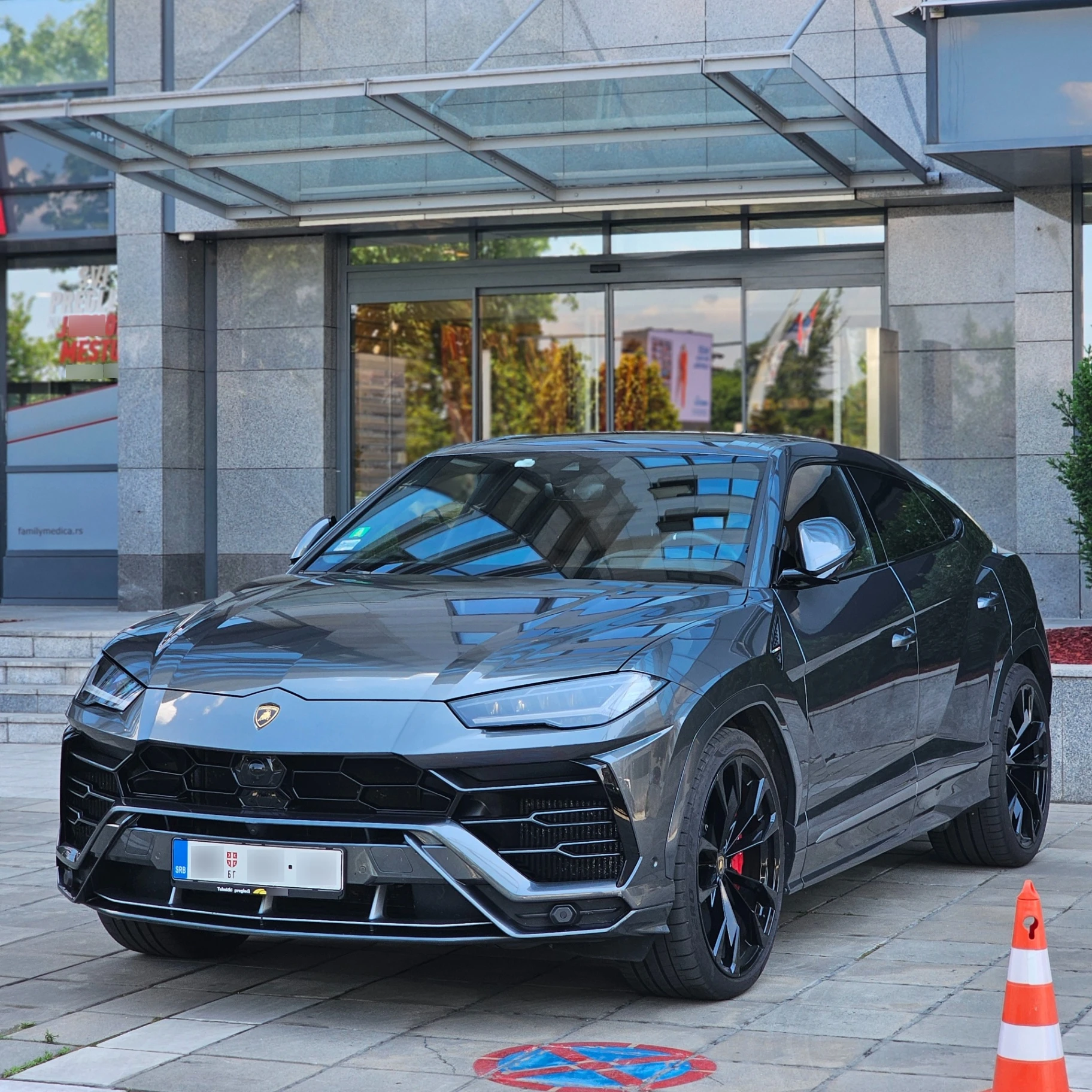 Lamborghini Urus spotted in Beograd, Serbia